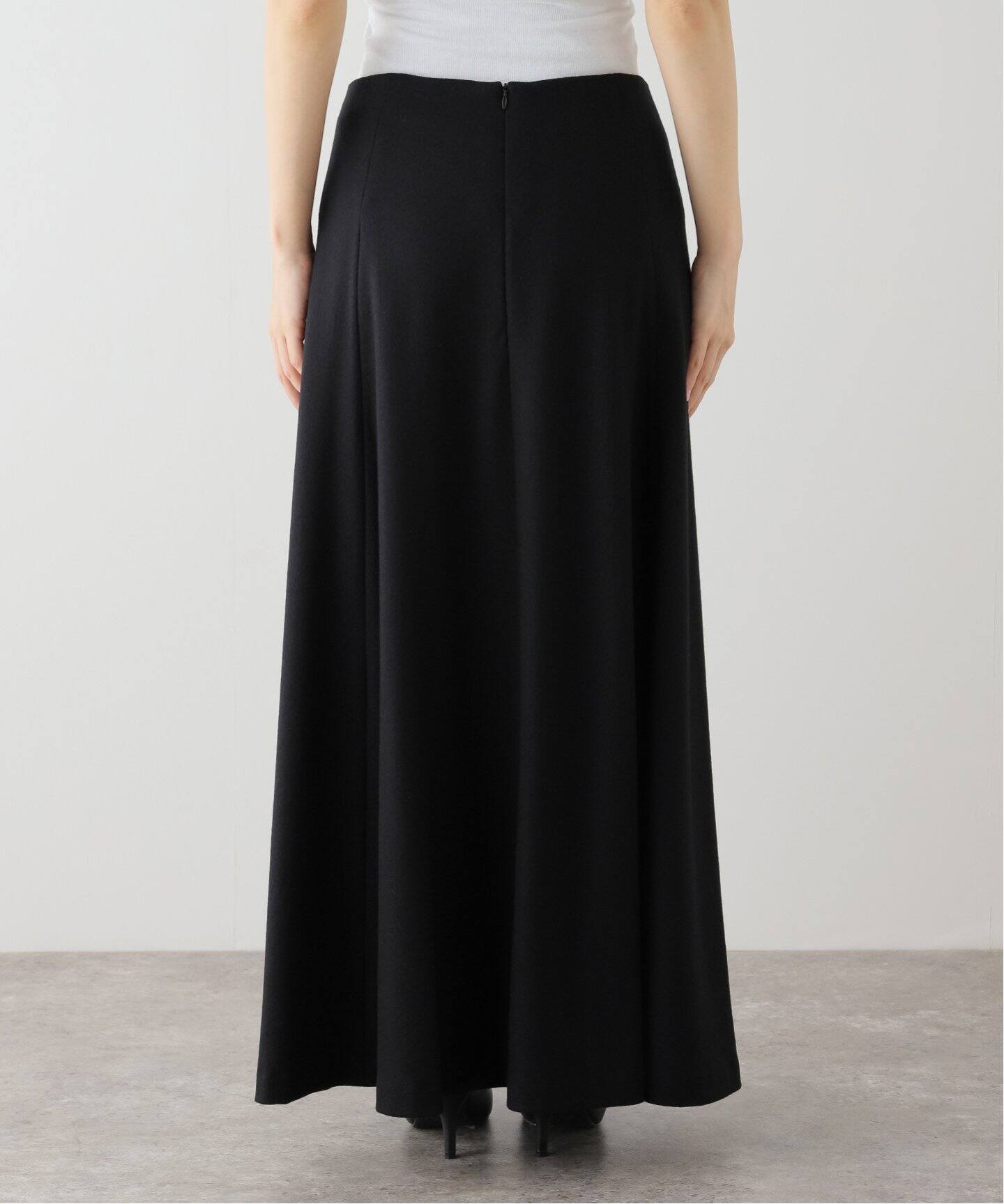 WOOL FLARE SKIRT（ロング・マキシ丈スカート）｜L 