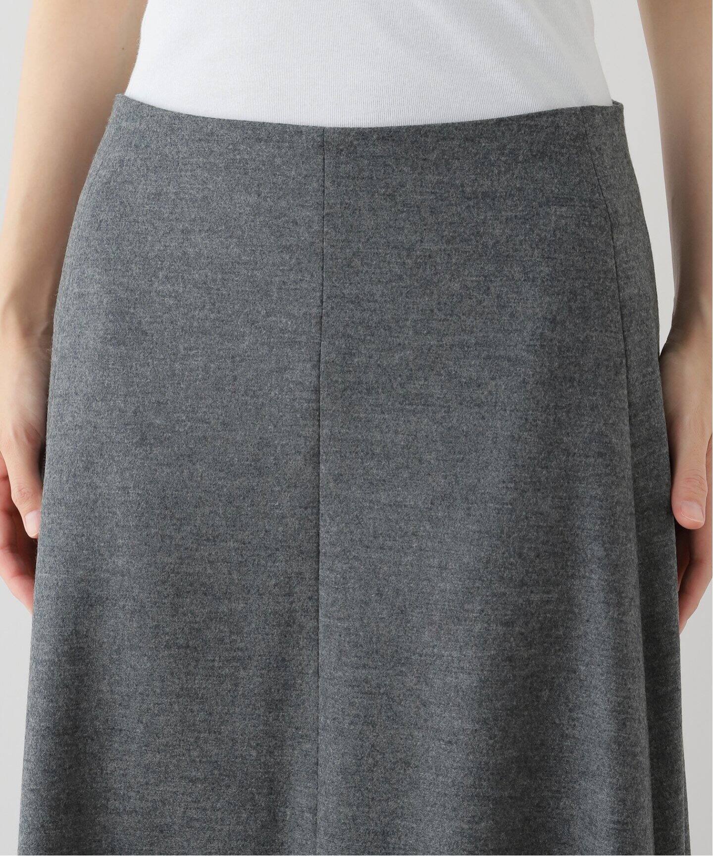 WOOL FLARE SKIRT（ロング・マキシ丈スカート）｜L 