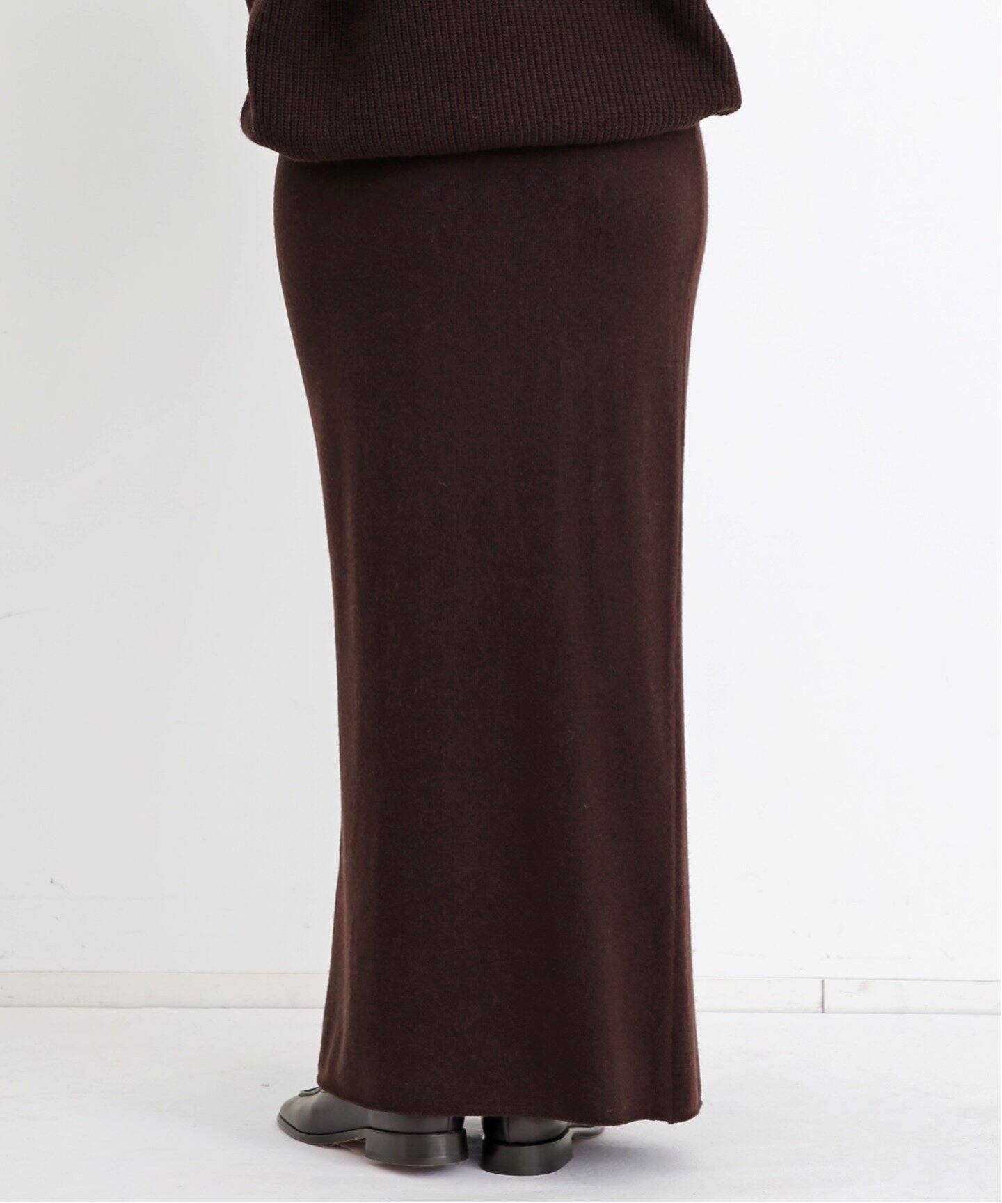 COZY KNIT SKIRT（ロング・マキシ丈スカート）｜L 