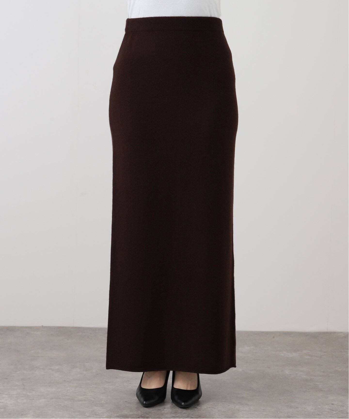 COZY KNIT SKIRT（ロング・マキシ丈スカート）｜L 