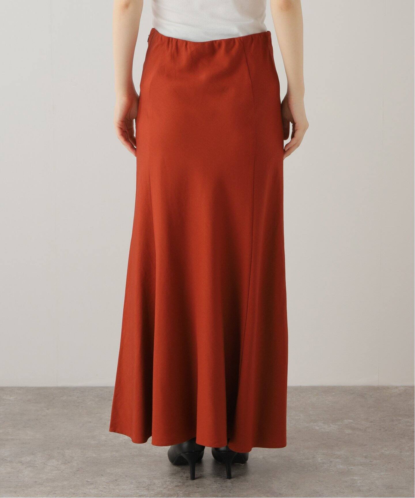 Lyocell Linen Maxi Skirt（ロング・マキシ丈スカート）｜L  