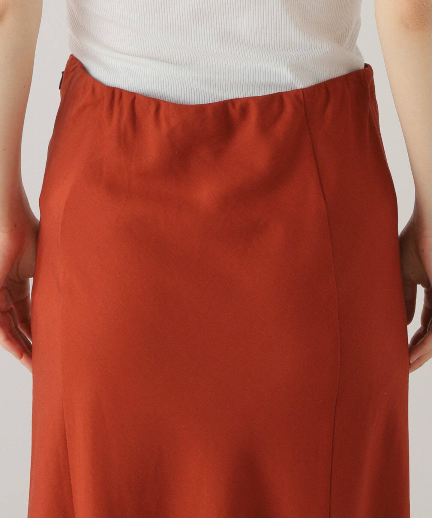 Lyocell Linen Maxi Skirt（ロング・マキシ丈スカート）｜L  