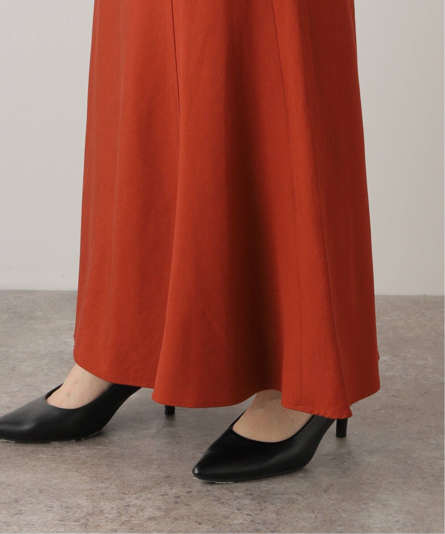 Lyocell Linen Maxi Skirt（ロング・マキシ丈スカート）｜L  