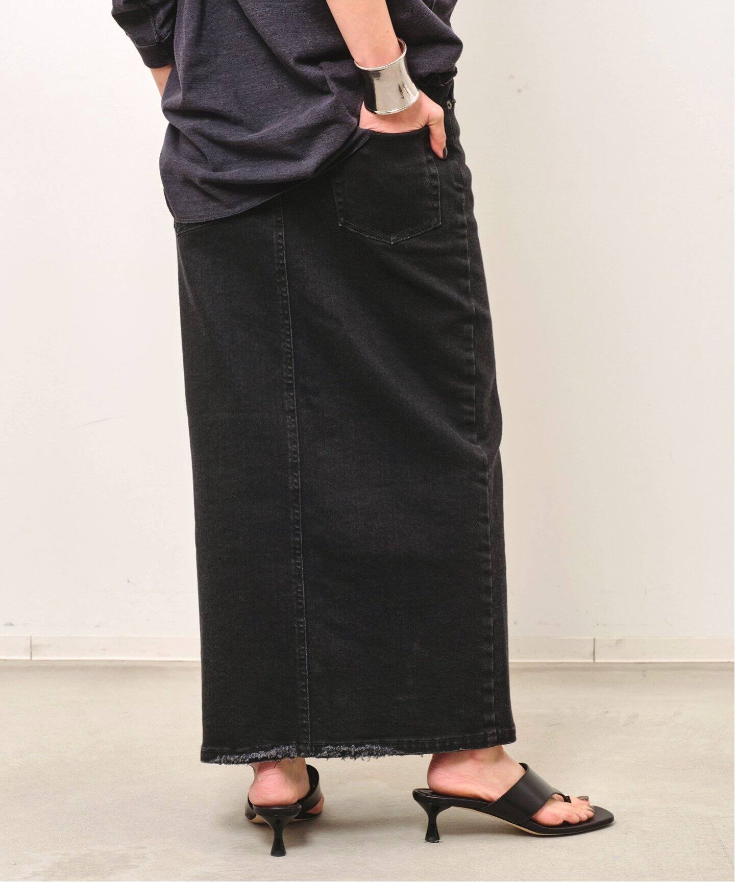 Denim Maxi Skirt（デニムスカート）｜L 