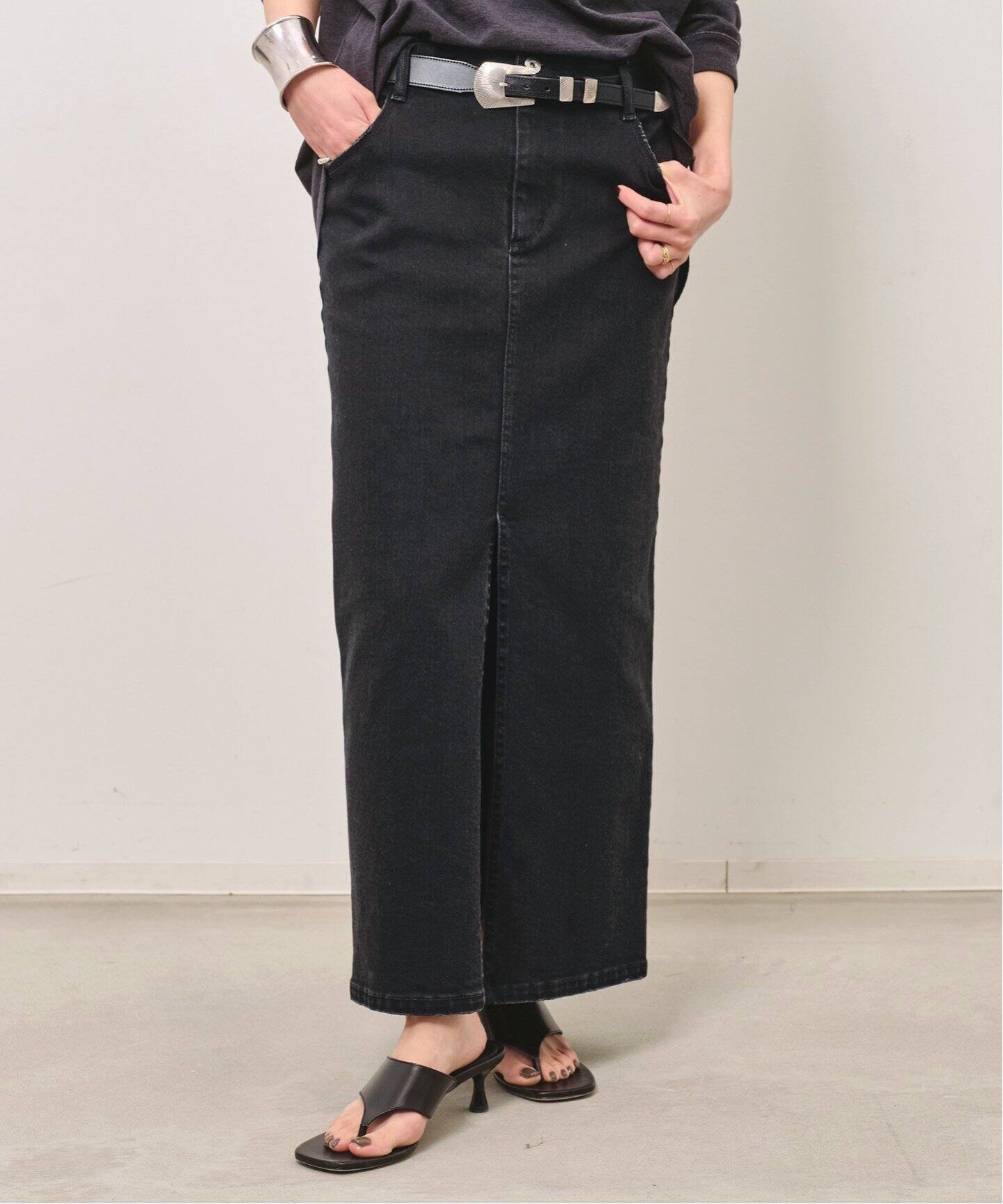 Denim Maxi Skirt（デニムスカート）｜L 