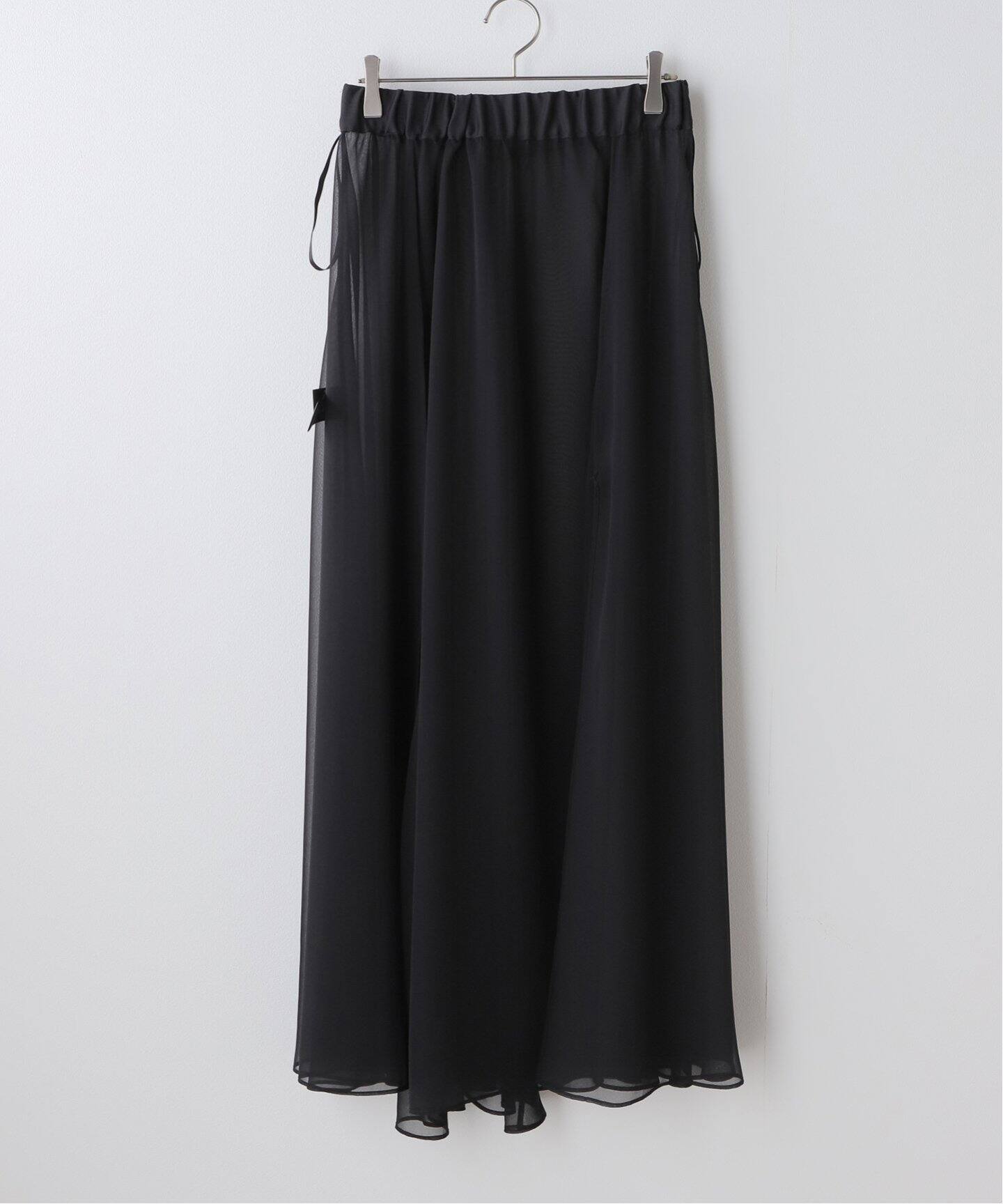 Sheer Maxi Skirt（ロング・マキシ丈スカート）｜L