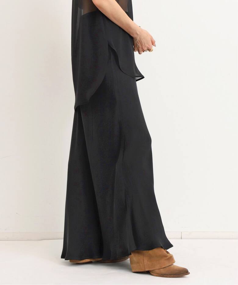 SHAINA MOTE/シャイナモート】 BIAS FLARE SKIRT（ロング・マキシ丈  