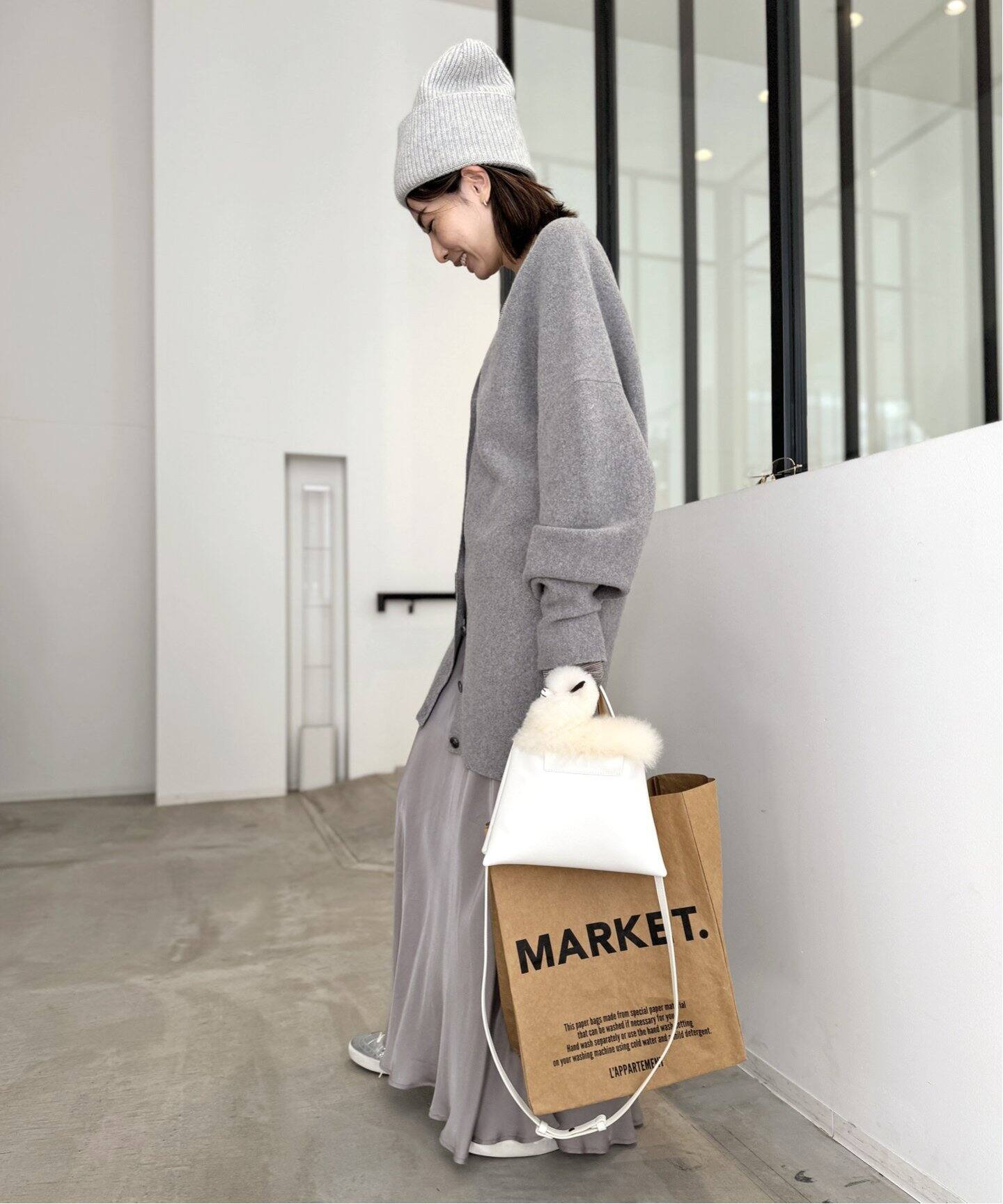 SHAINA MOTE/シャイナモート】 BIAS FLARE SKIRT（ロング・マキシ丈  