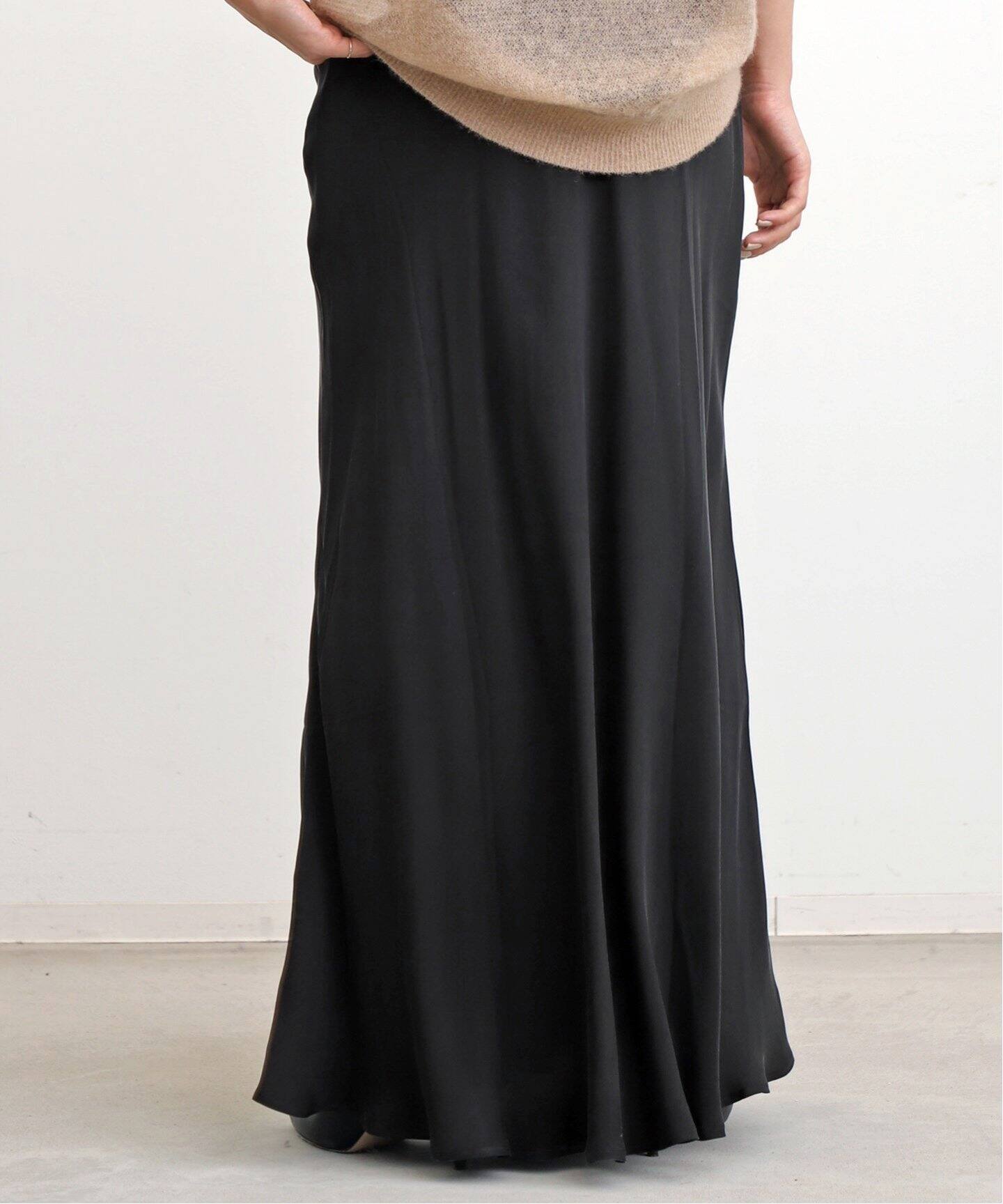 SHAINA MOTE/シャイナモート】 BIAS FLARE SKIRT（ロング・マキシ丈  