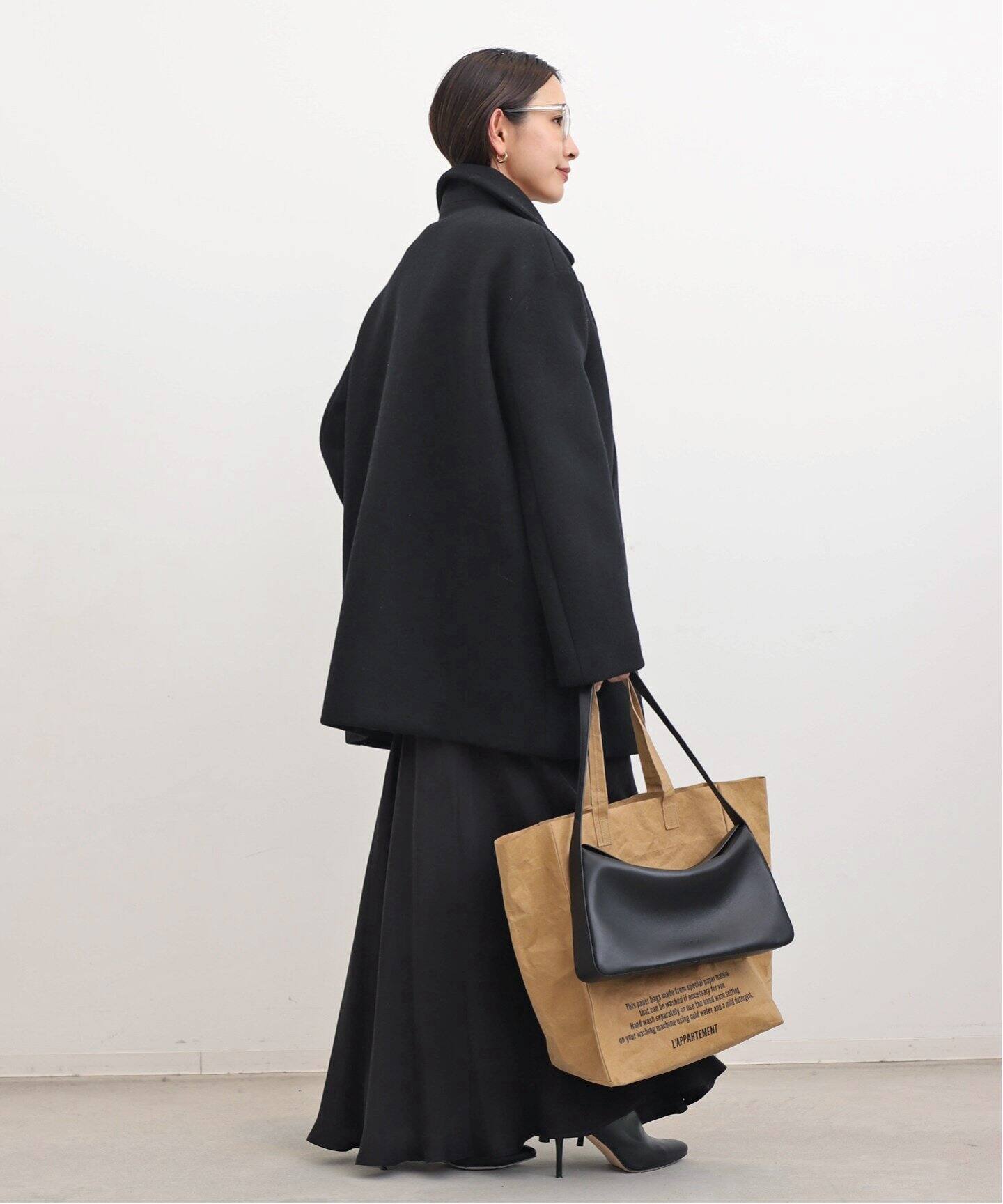 SHAINA MOTE/シャイナモート】 BIAS FLARE SKIRT（ロング・マキシ丈  