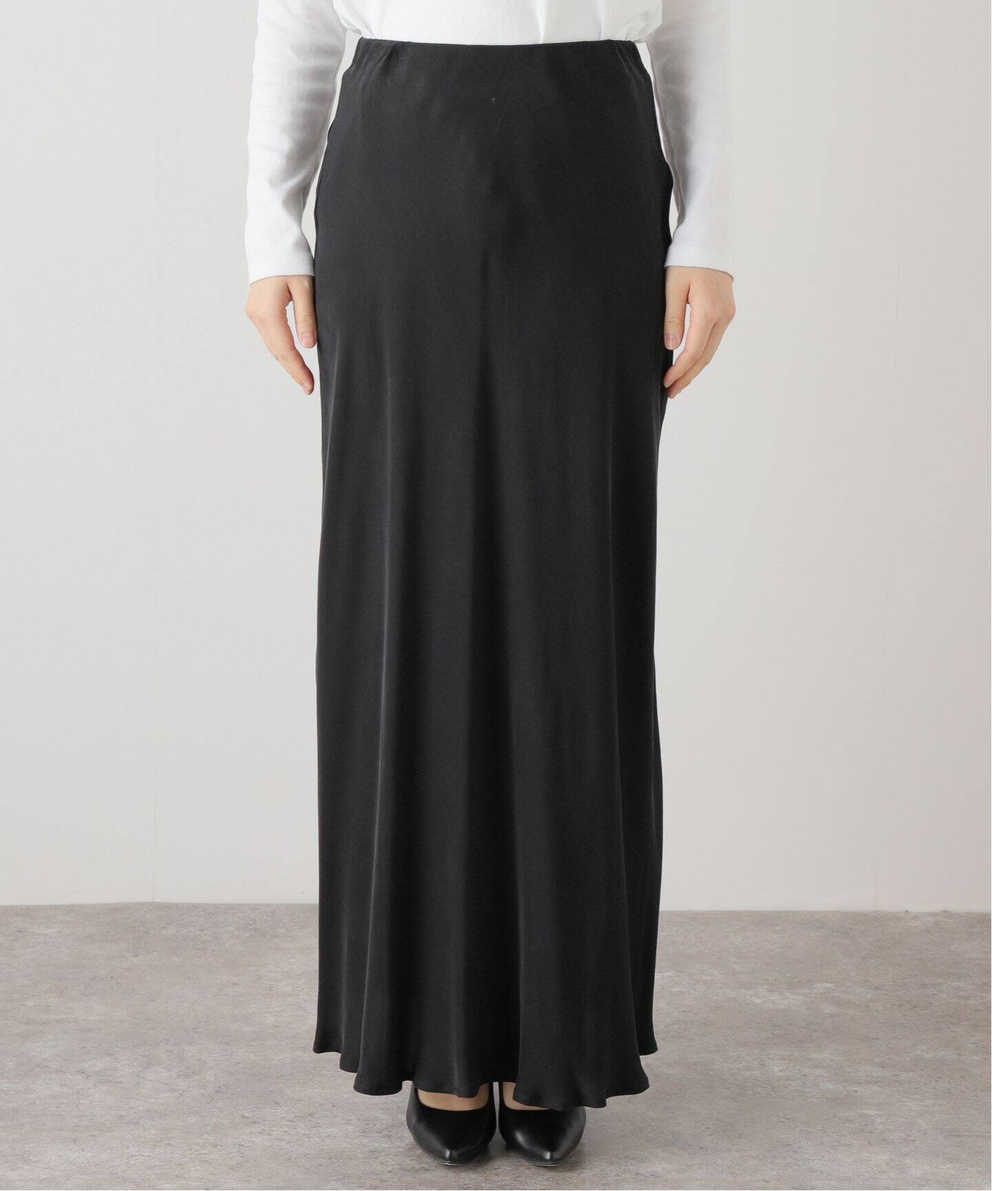 SHAINA MOTE/シャイナモート】 BIAS FLARE SKIRT（ロング・マキシ丈  