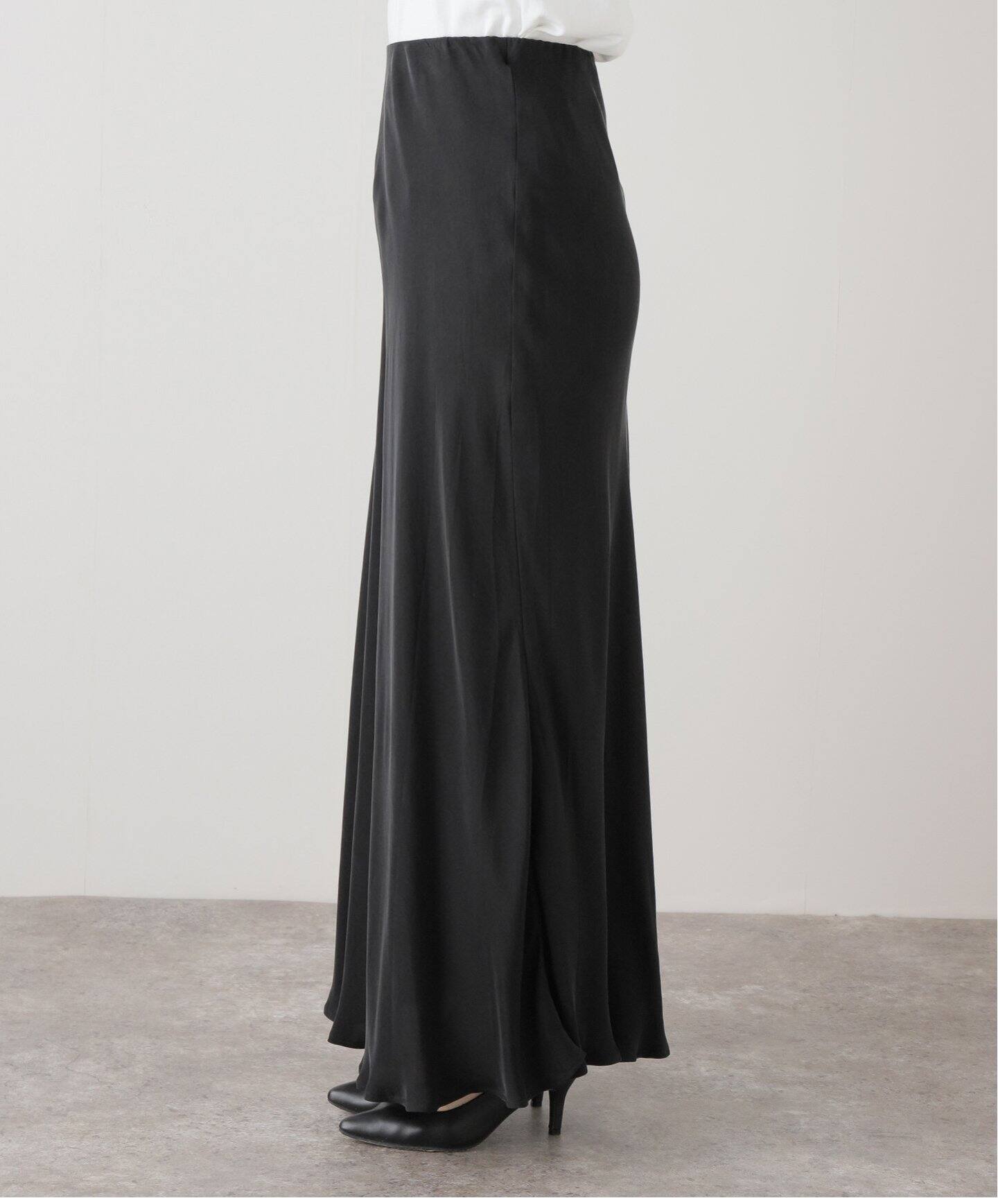 SHAINA MOTE/シャイナモート】 BIAS FLARE SKIRT（ロング・マキシ丈  