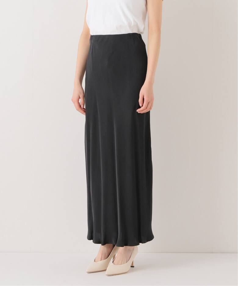 SHAINA MOTE/シャイナモート】 BIAS FLARE SKIRT（ロング・マキシ丈 