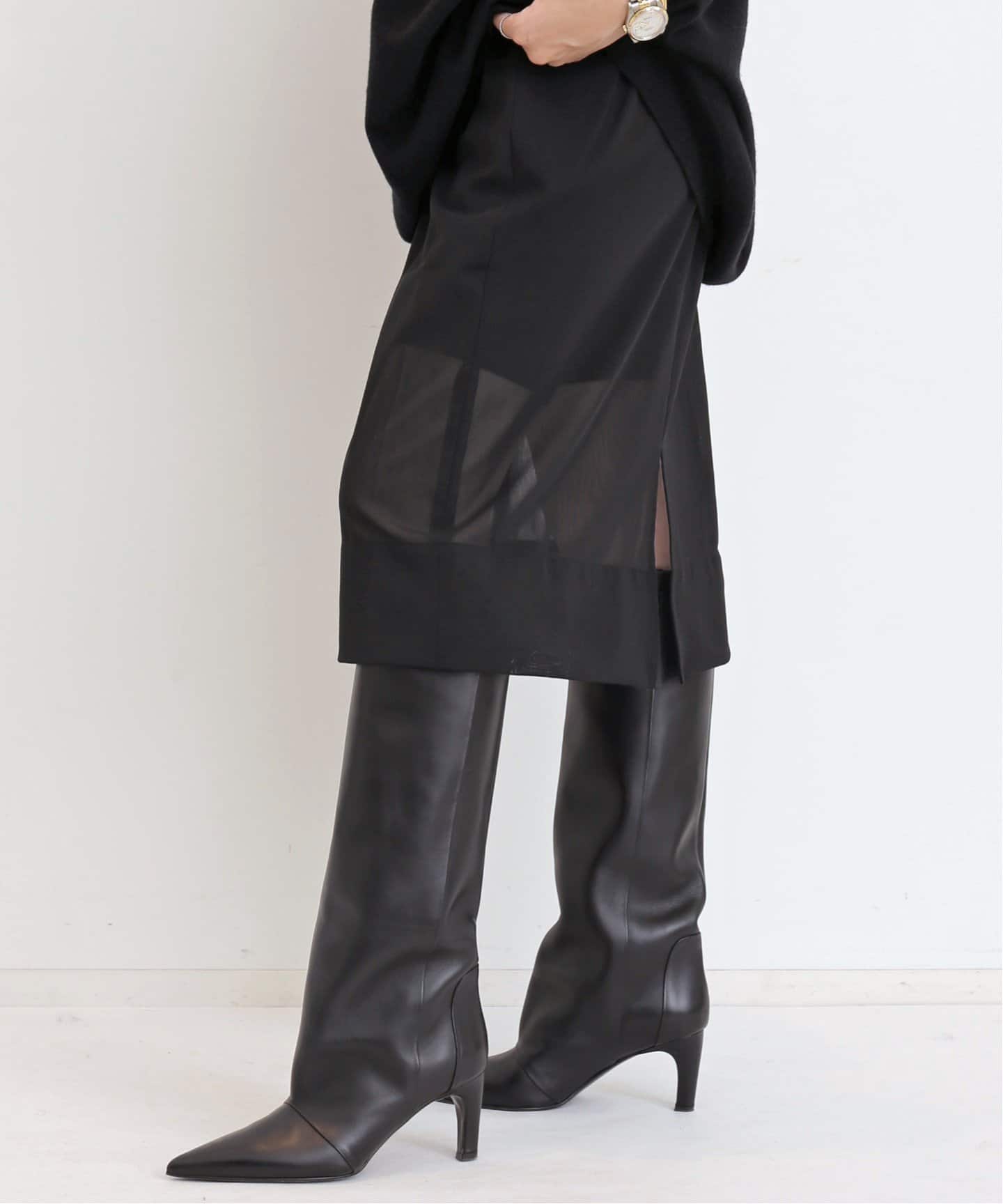 TIBI/ティビ】 POWER MESH SKIRT（その他スカート）｜L