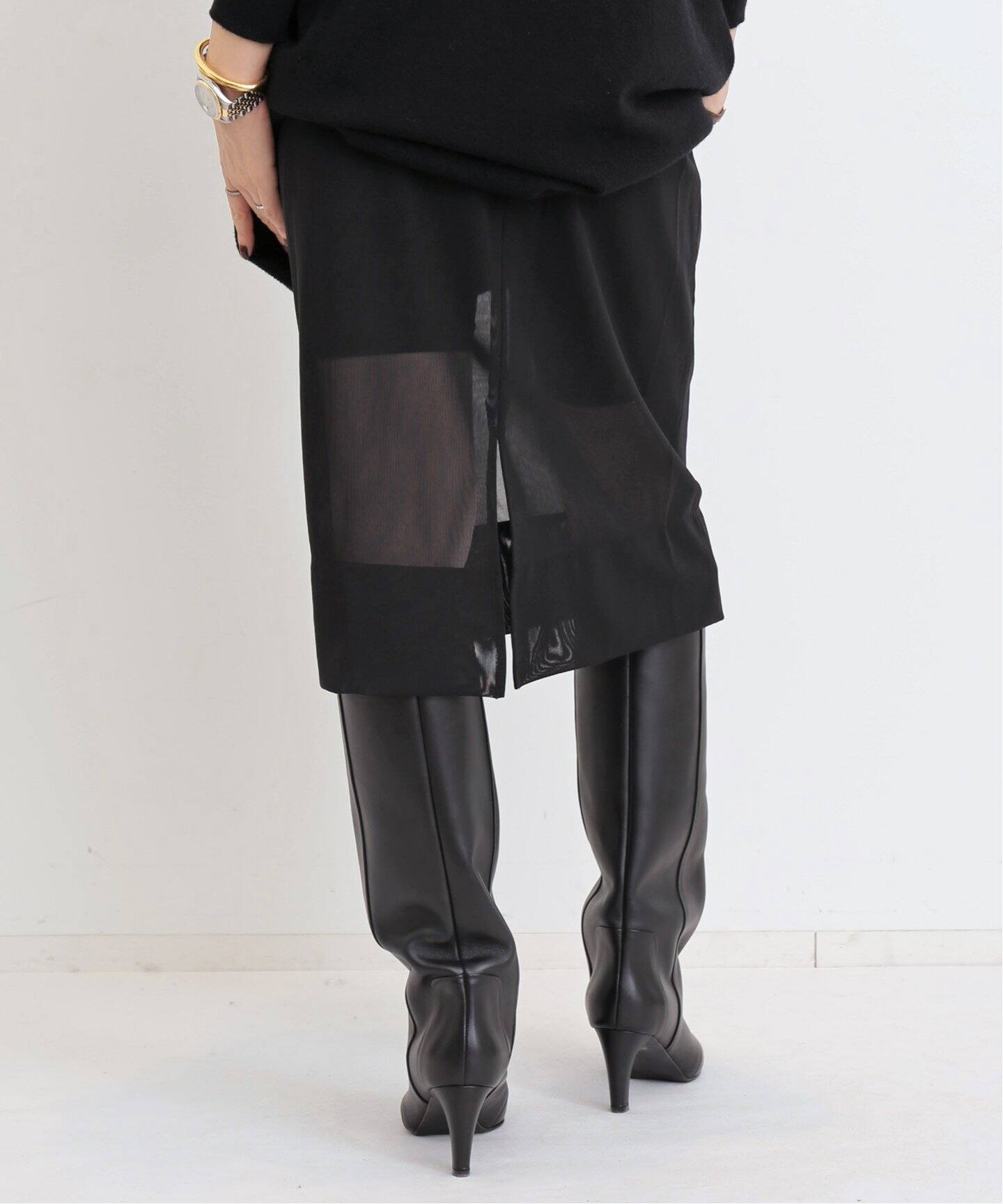 TIBI/ティビ】 POWER MESH SKIRT（その他スカート）｜L