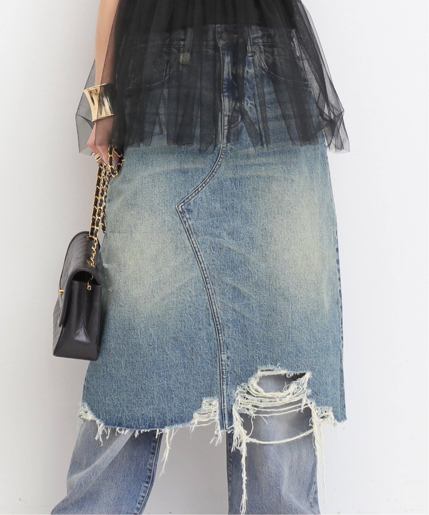 R13/アールサーティーン】 JESSE SKIRT（デニムスカート）｜L 