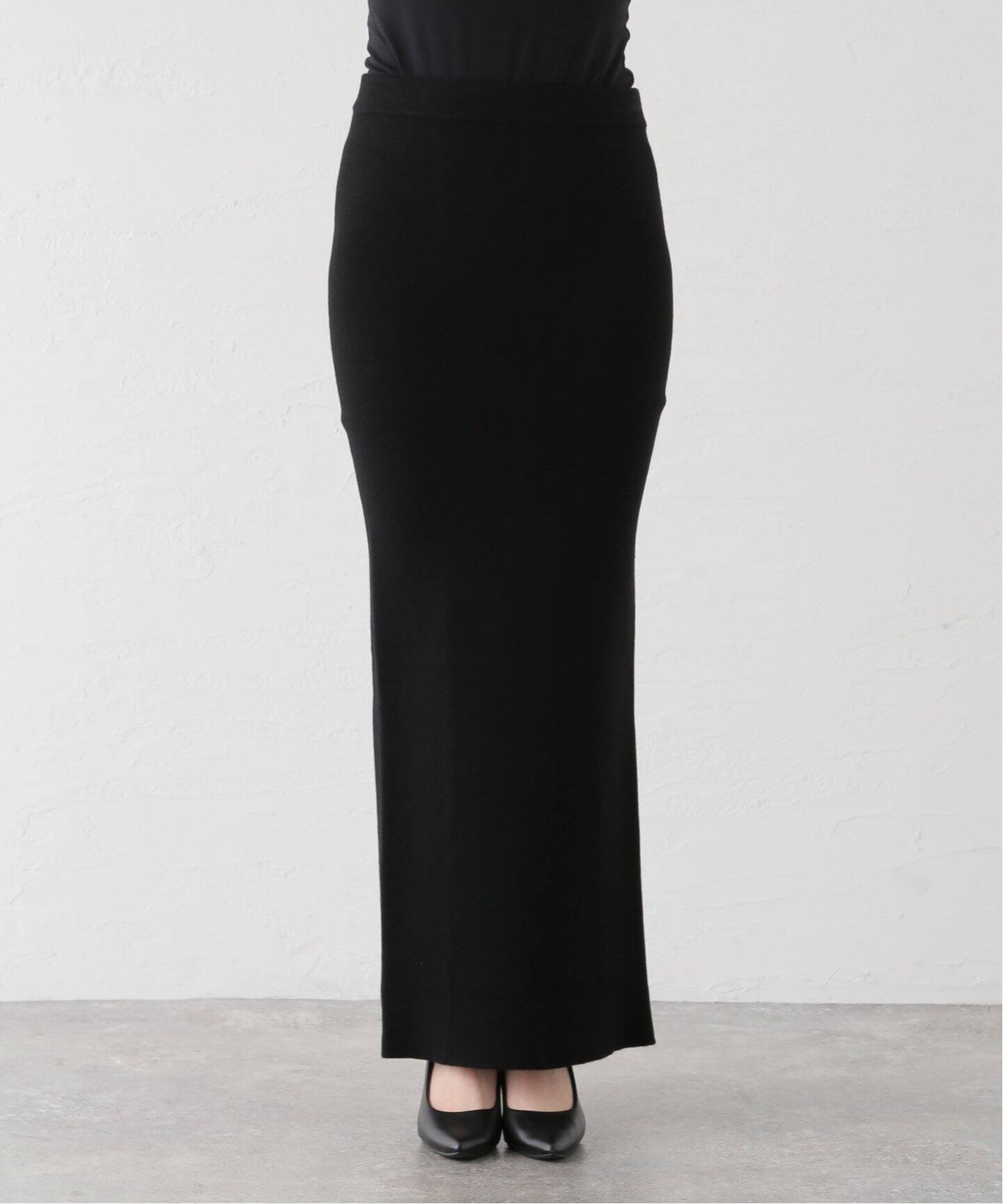 アパルトモン 人気完売スカート 34 ブラック（WOOL FLARE SKIRT  