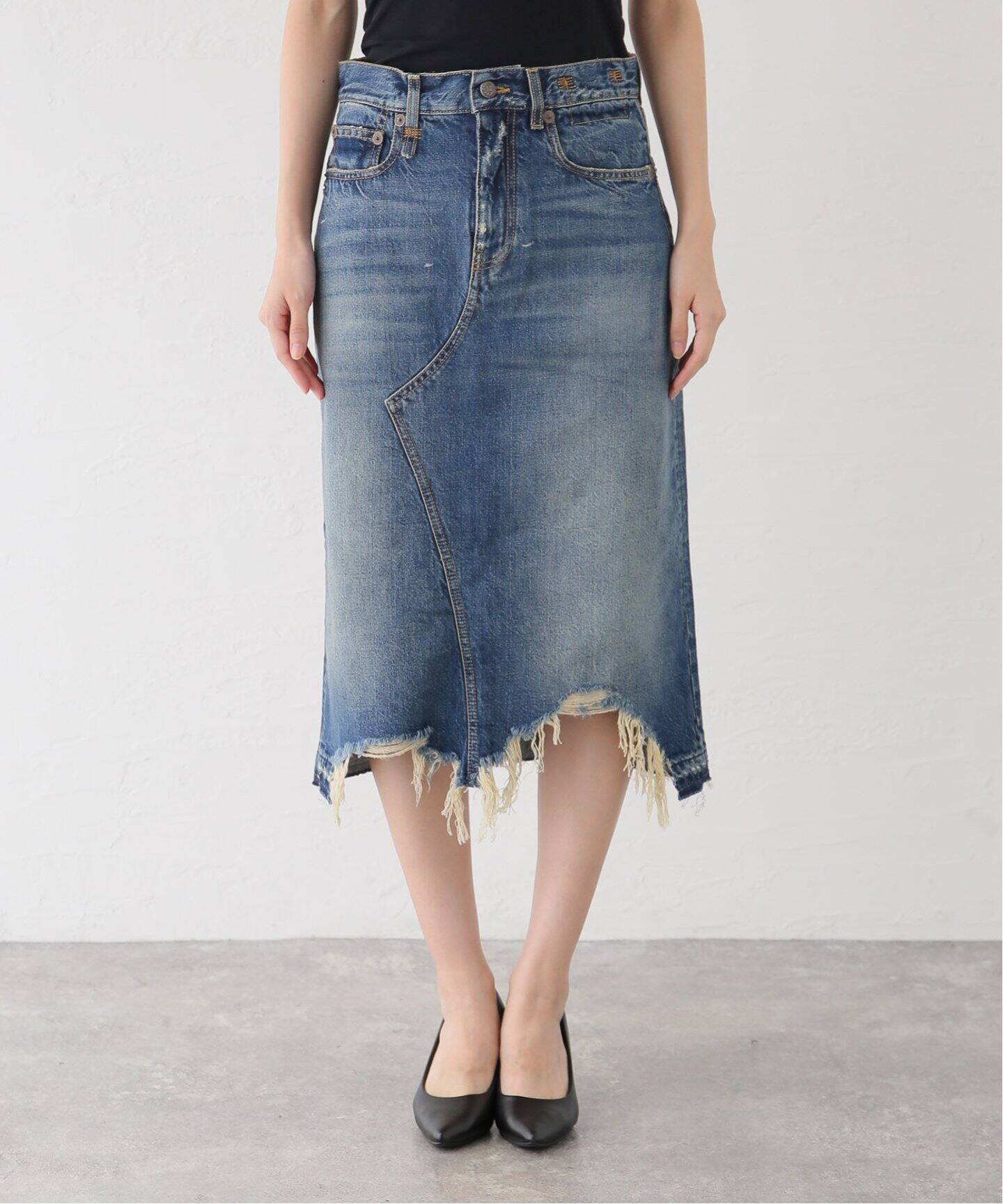 R13/アールサーティーン】 JESSE SKIRT（デニムスカート）｜L 