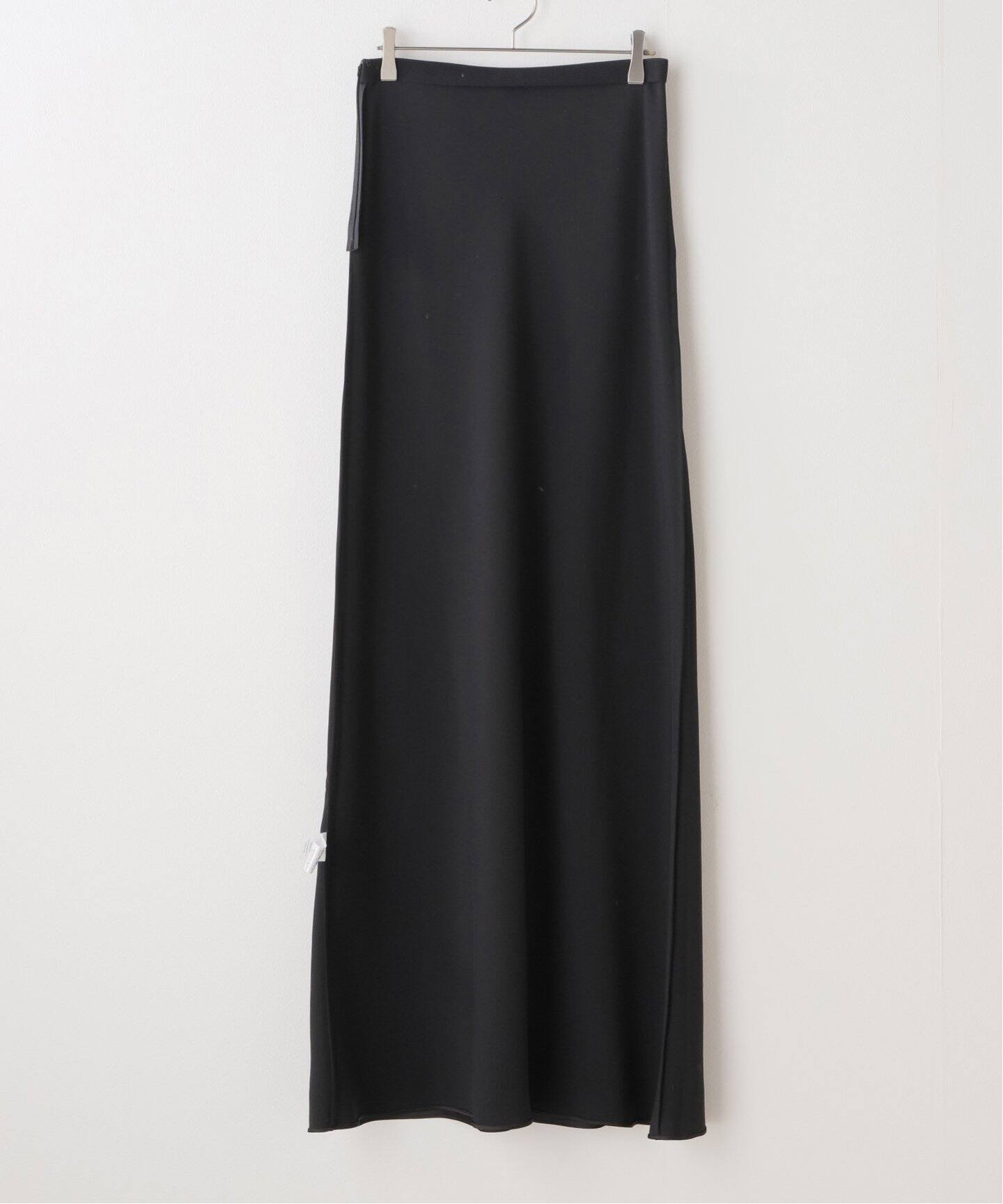 KALLMEYER/カルメイヤー】 CREPE BACK SATIN SKIRT（ロング・マキシ丈 