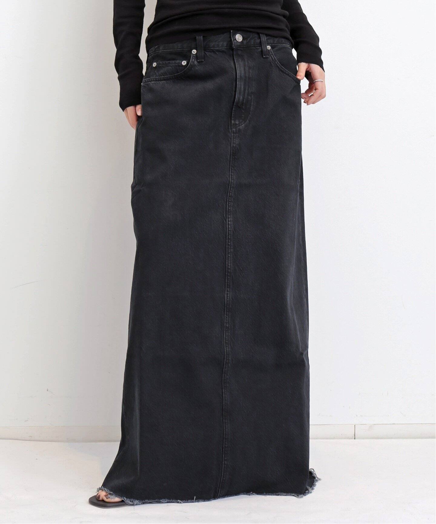 AGOLDE/エーゴールドイー】 HILLA SKIRT（デニムスカート）｜L 