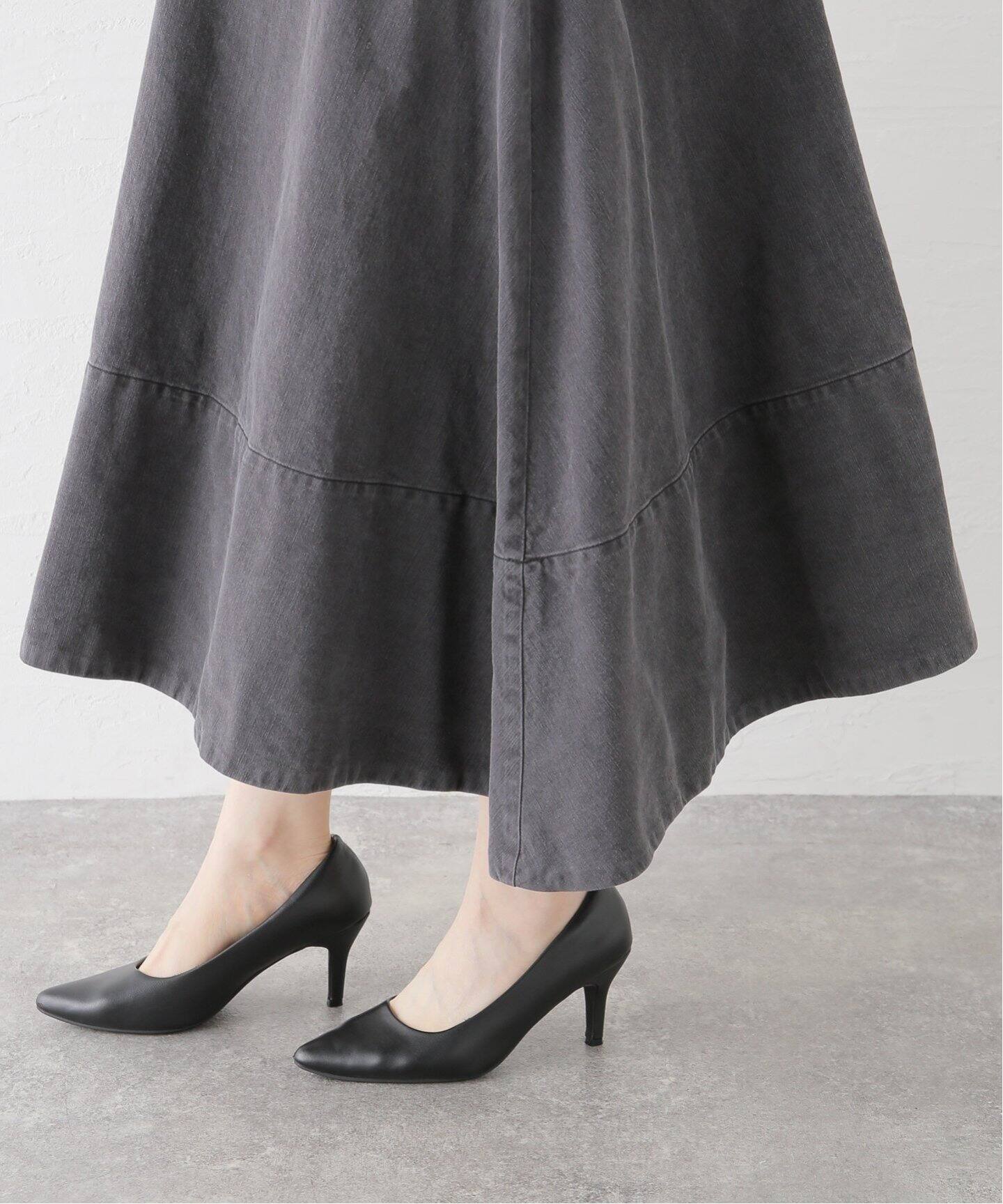 MADISON BLUE/マディソン ブルー】 MI-MOLET FLARE SKIRT BACK SATIN  