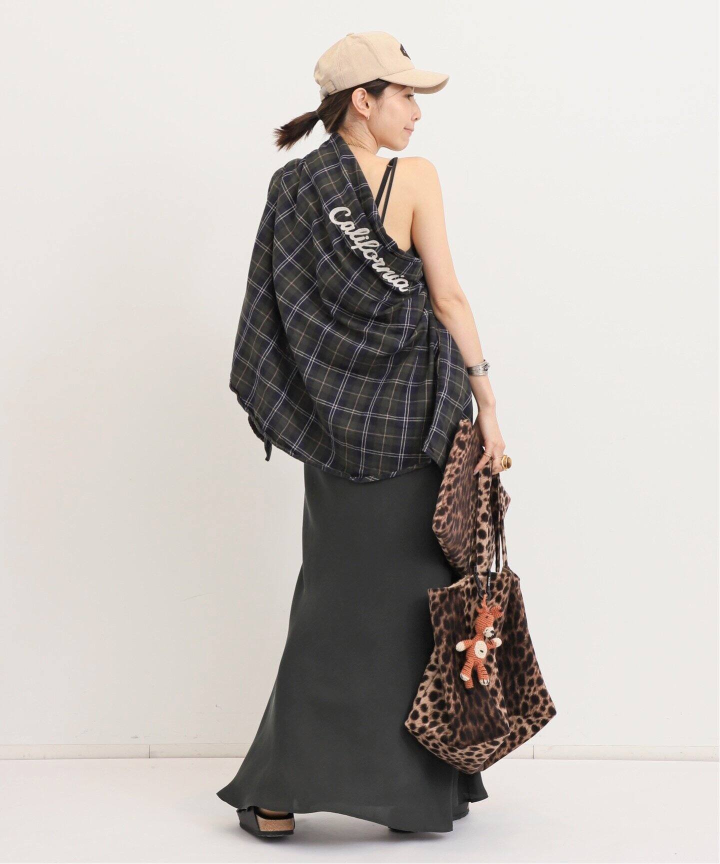 SHAINA MOTE/シャイナ モート】 BIAS FLARE SKIRT（ロング・マキシ丈  