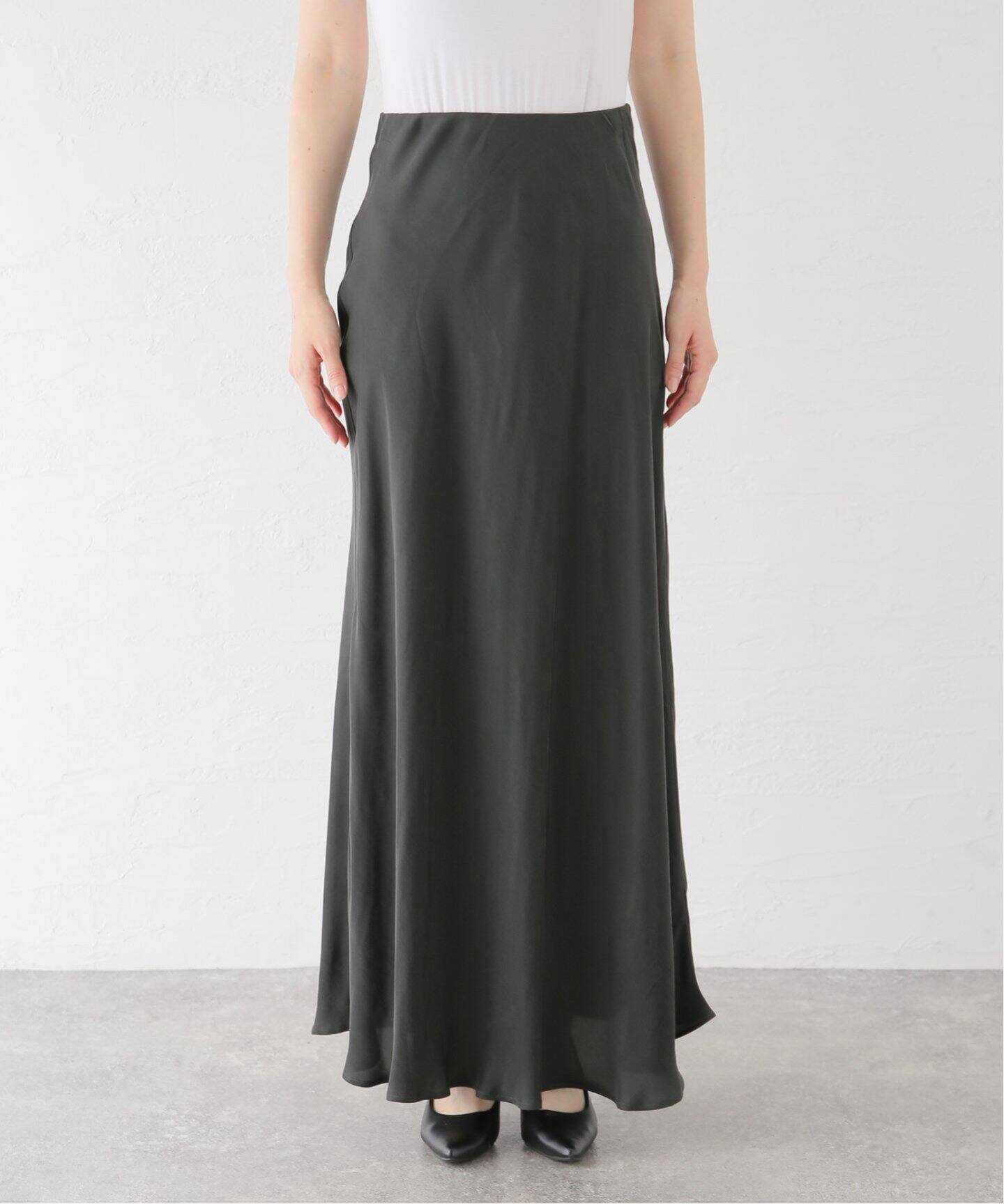 SHAINA MOTE/シャイナ モート】 BIAS FLARE SKIRT（ロング・マキシ丈  