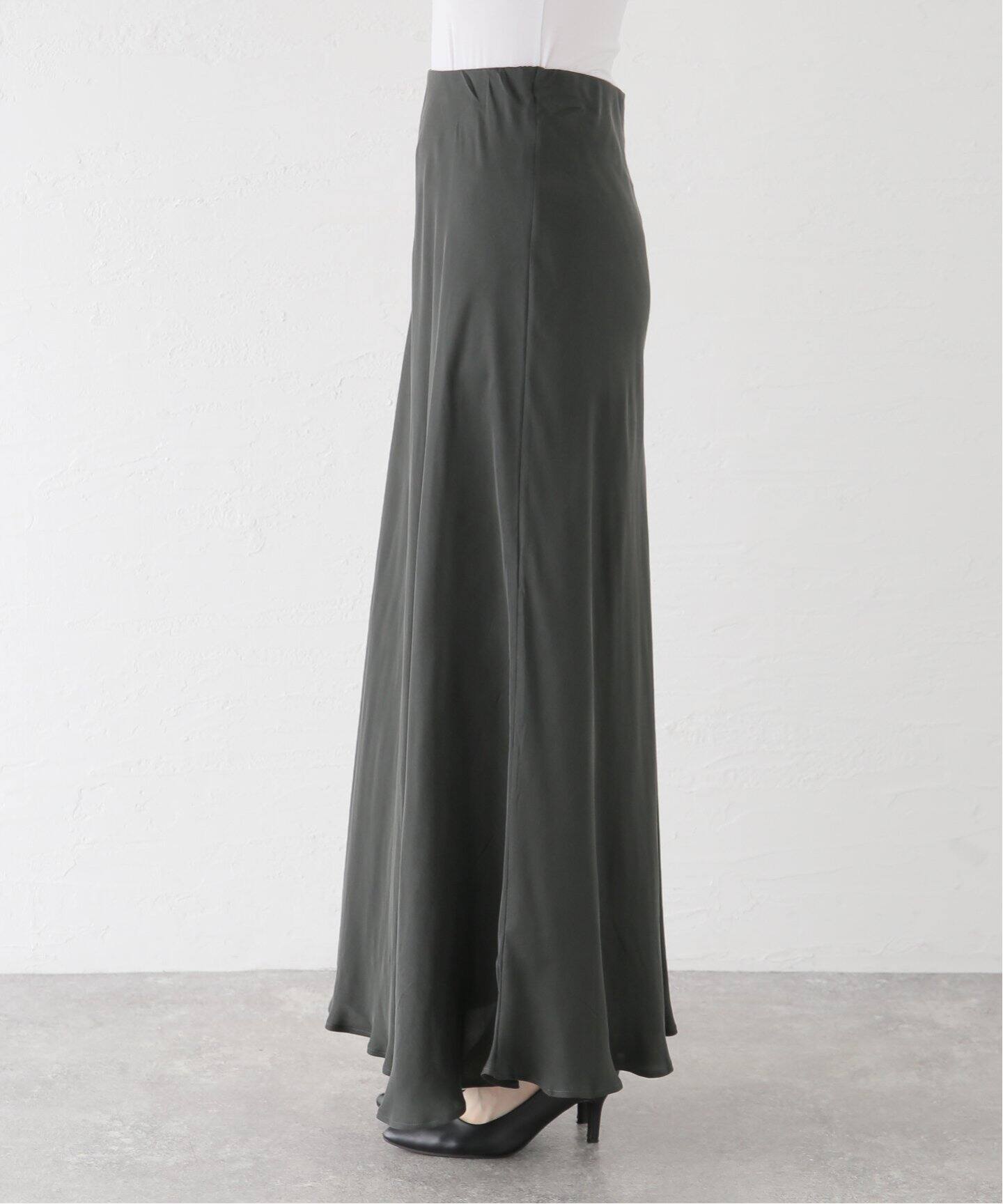 SHAINA MOTE/シャイナ モート】 BIAS FLARE SKIRT（ロング・マキシ丈  