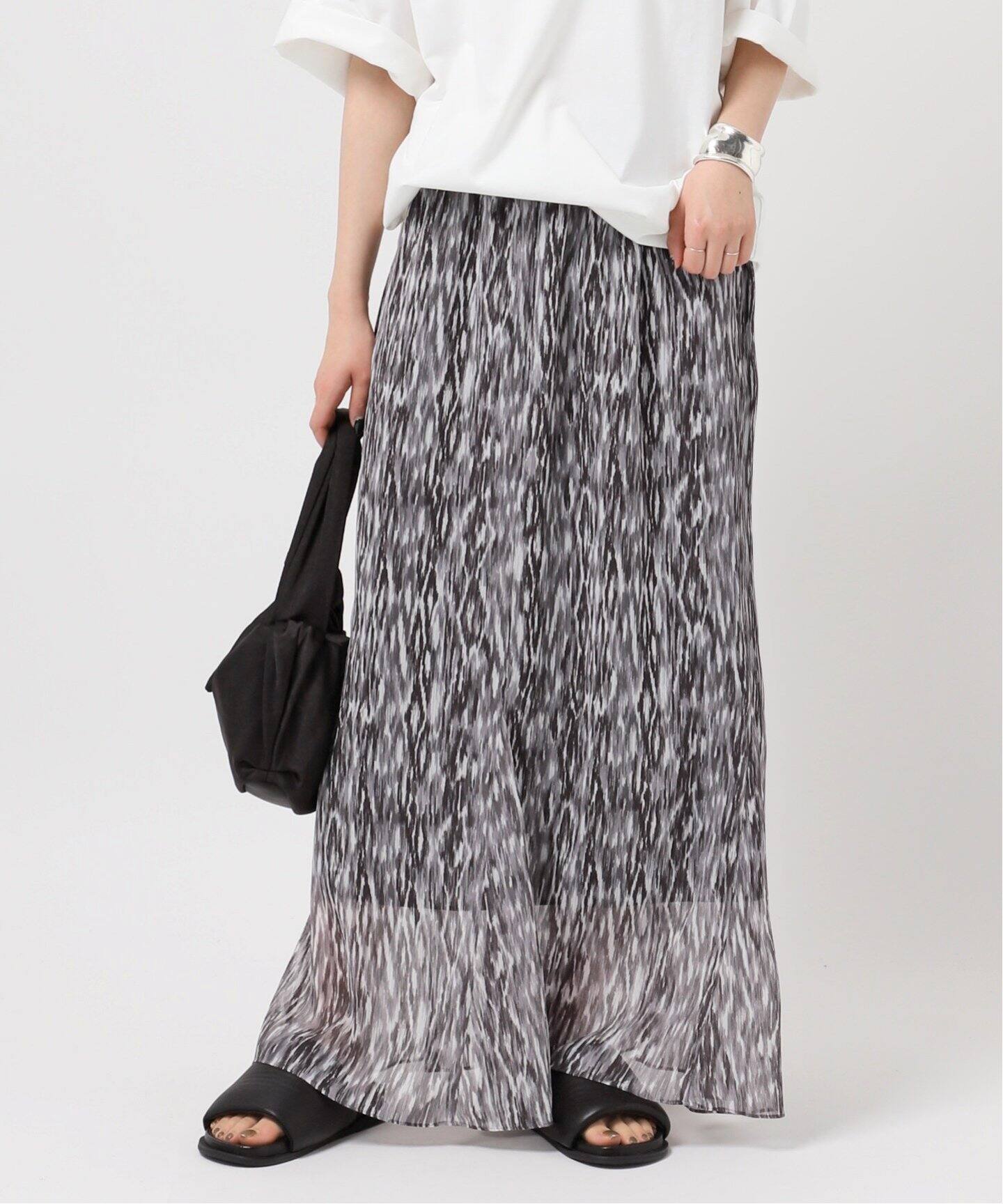 プリントマキシスカート（ロング・マキシ丈スカート）｜AP STUDIO  