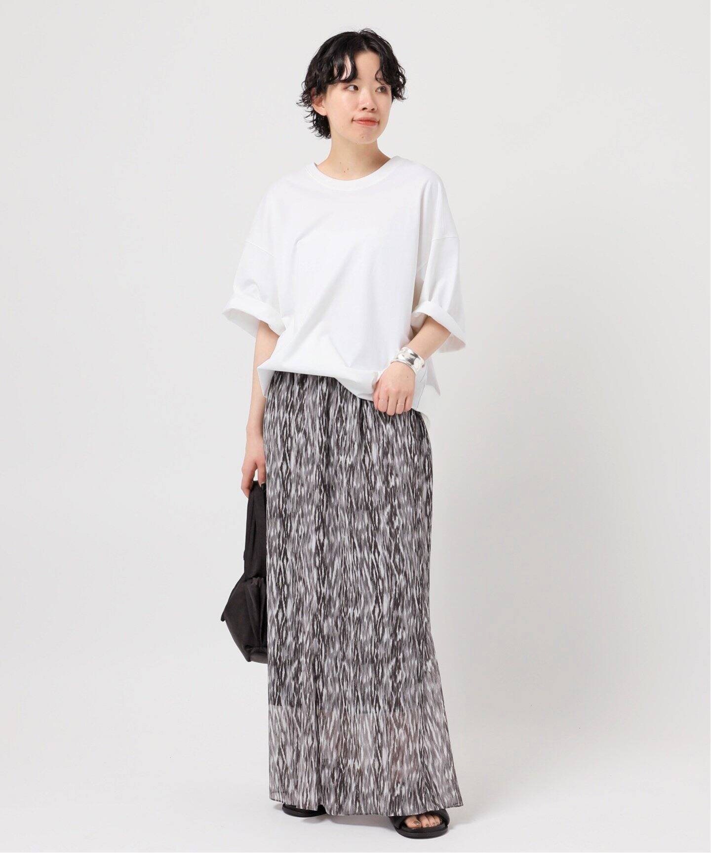 プリントマキシスカート（ロング・マキシ丈スカート）｜AP STUDIO  