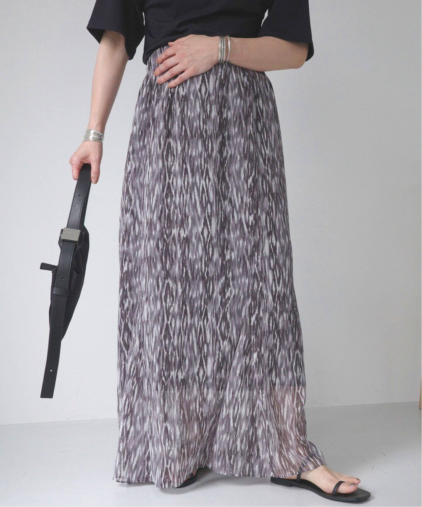 プリントマキシスカート（ロング・マキシ丈スカート）｜AP STUDIO  