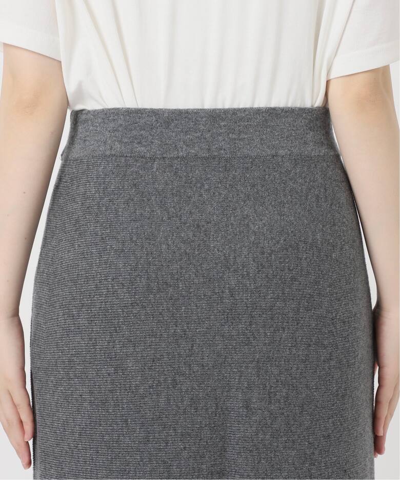 カシミヤミックスニットスカート（ロング・マキシ丈スカート）｜AP  