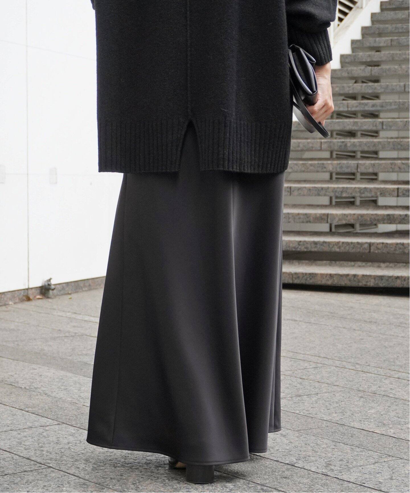 マットサテンスカート（ロング・マキシ丈スカート）｜AP STUDIO  