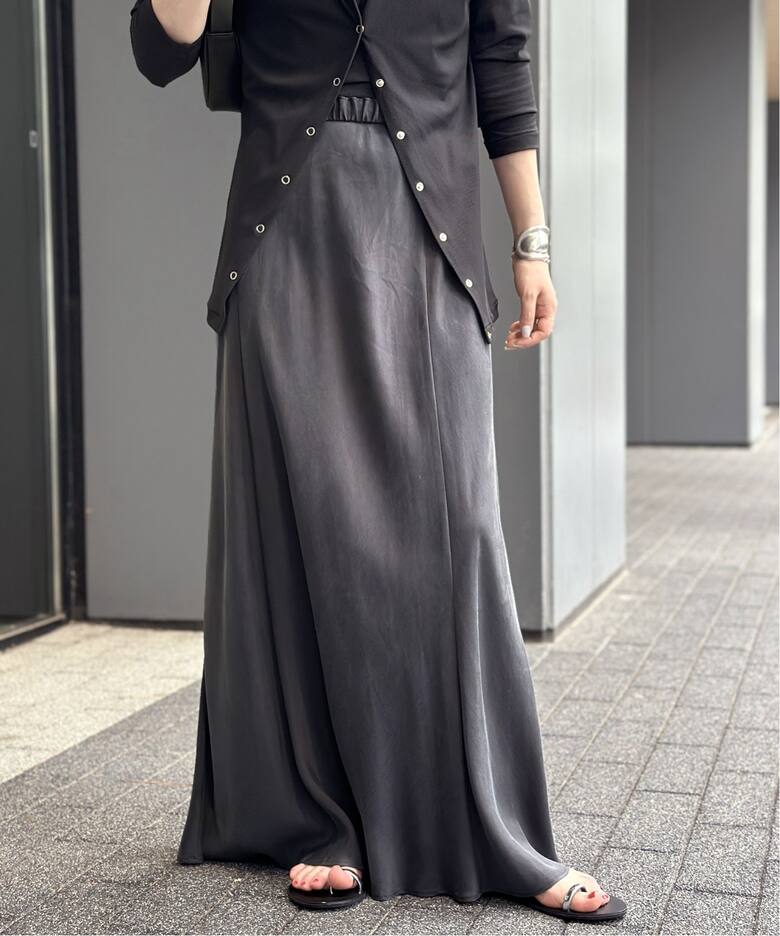 追加 フィブリルキュプラスカート（ロング・マキシ丈スカート）｜AP  