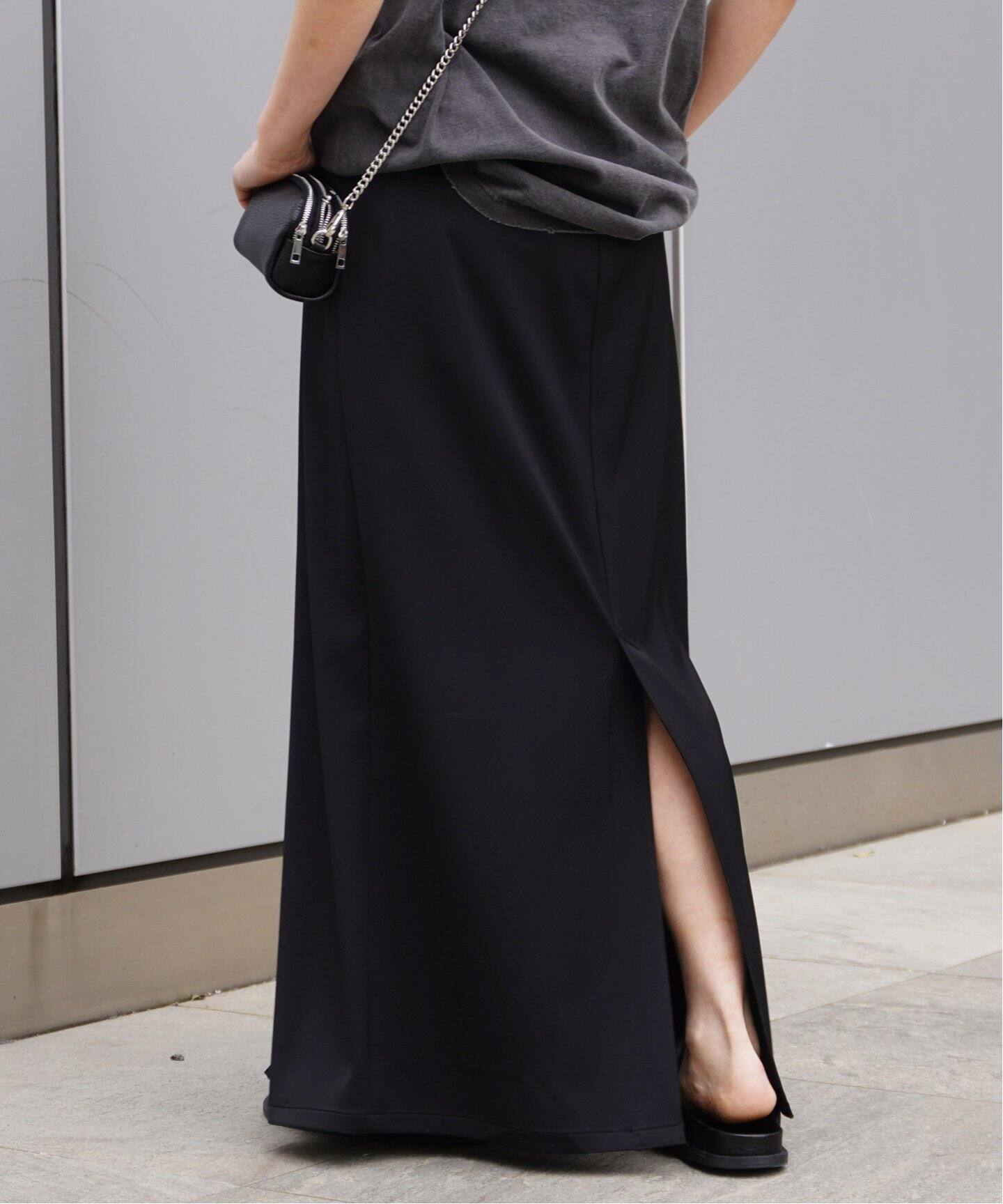 ブライトストレッチスカート（ロング・マキシ丈スカート）｜AP STUDIO  