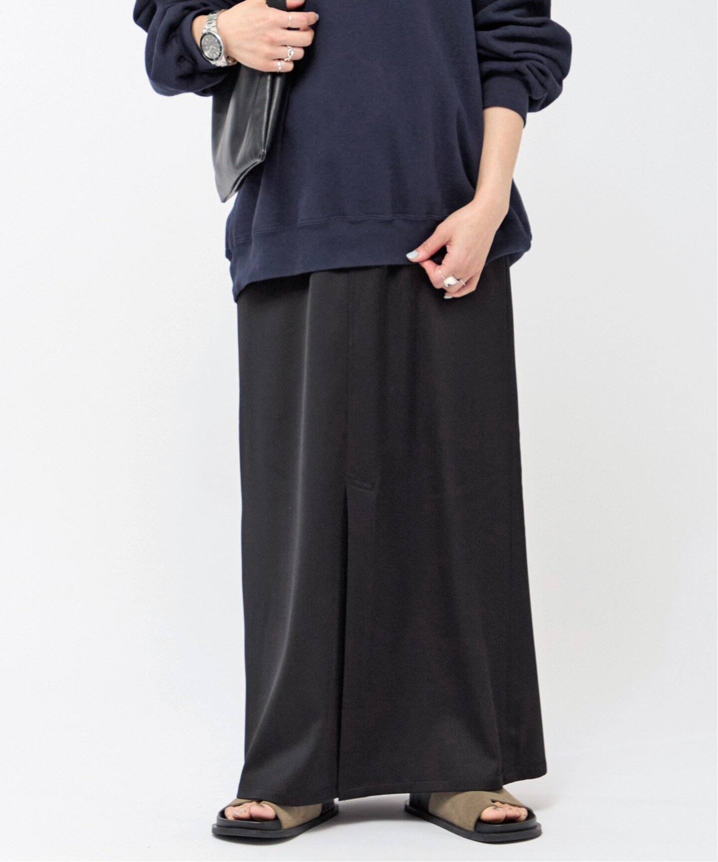 ブライトストレッチスカート（ロング・マキシ丈スカート）｜AP STUDIO  