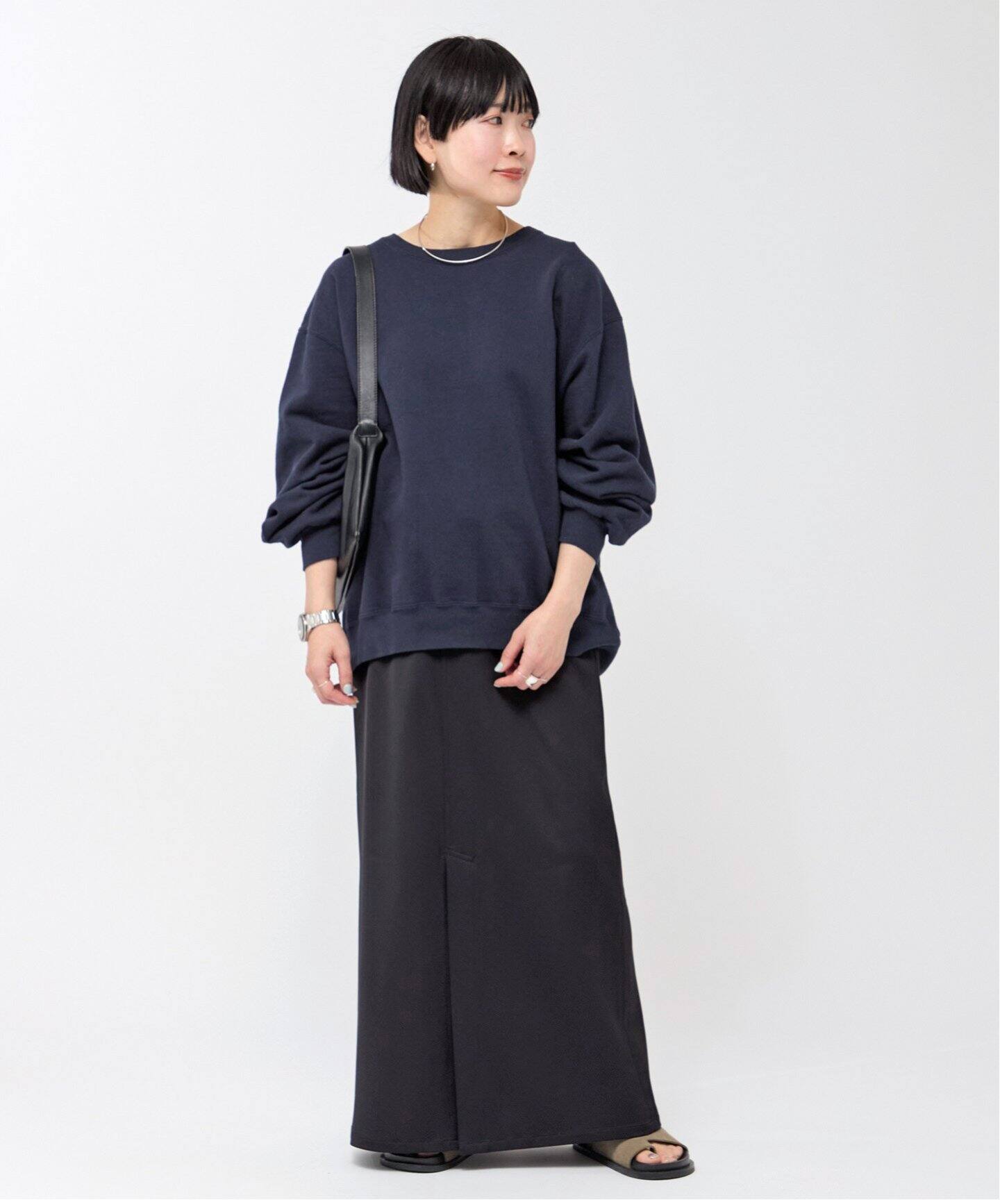 ブライトストレッチスカート（ロング・マキシ丈スカート）｜AP STUDIO  