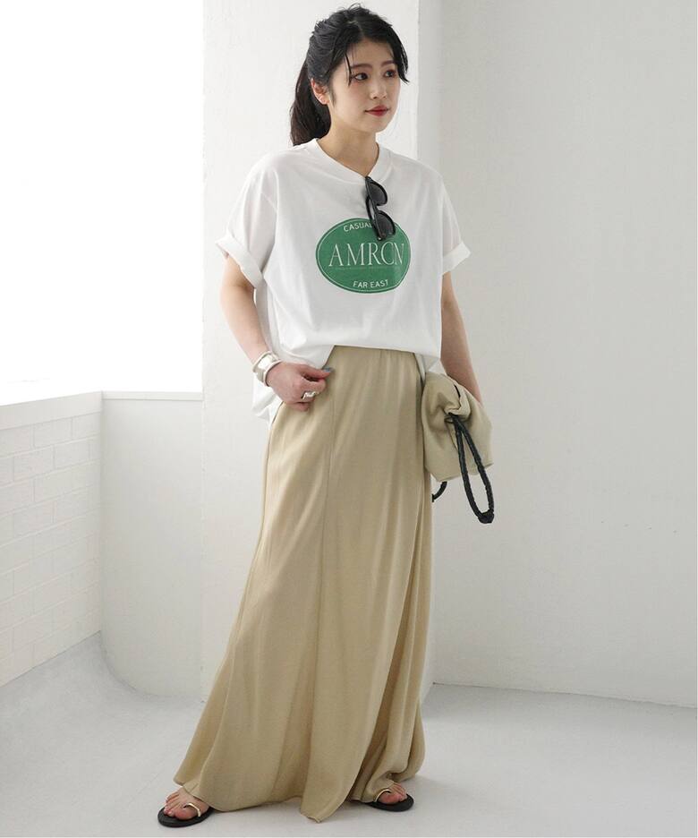 フィブリルキュプラ スカート（ロング・マキシ丈スカート）｜AP STUDIO  