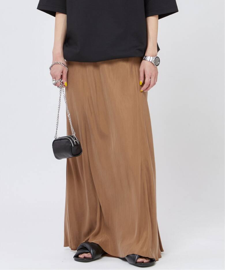 フィブリルキュプラ スカート（ロング・マキシ丈スカート）｜AP STUDIO  