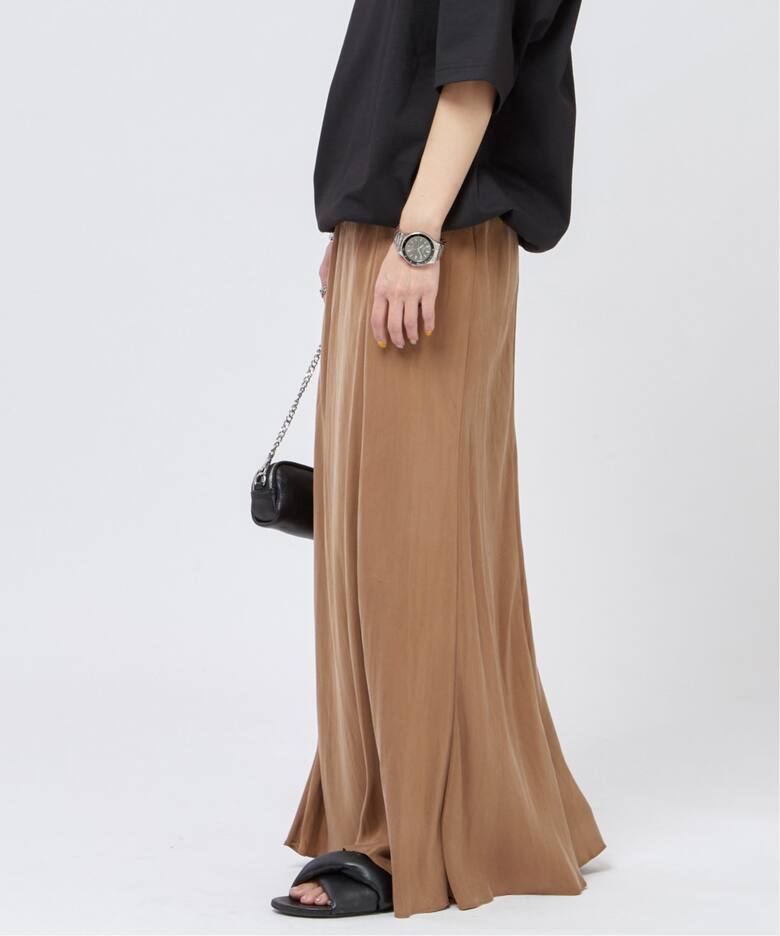 フィブリルキュプラ スカート（ロング・マキシ丈スカート）｜AP STUDIO  