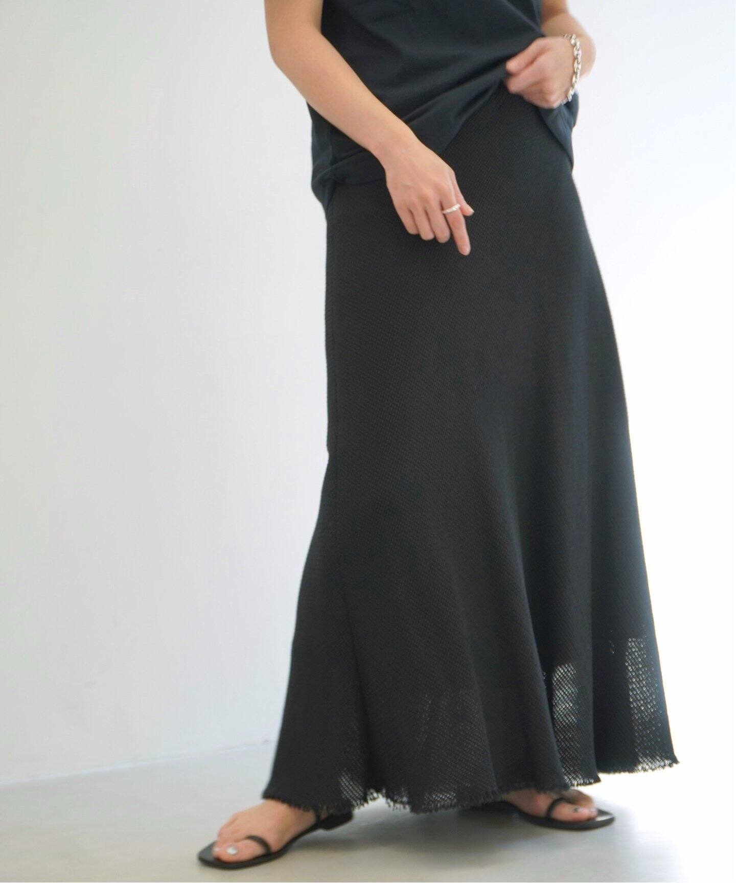 メッシュスカート（ロング・マキシ丈スカート）｜AP STUDIO（エーピー  