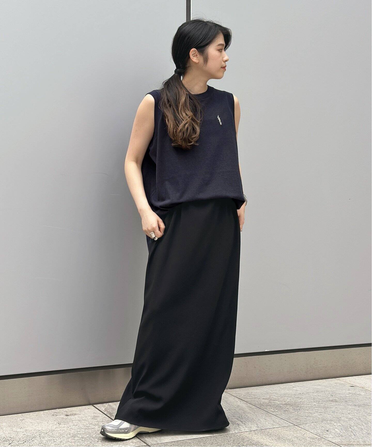 Newウエストゴムマキシスカート（ロング・マキシ丈スカート）｜AP  