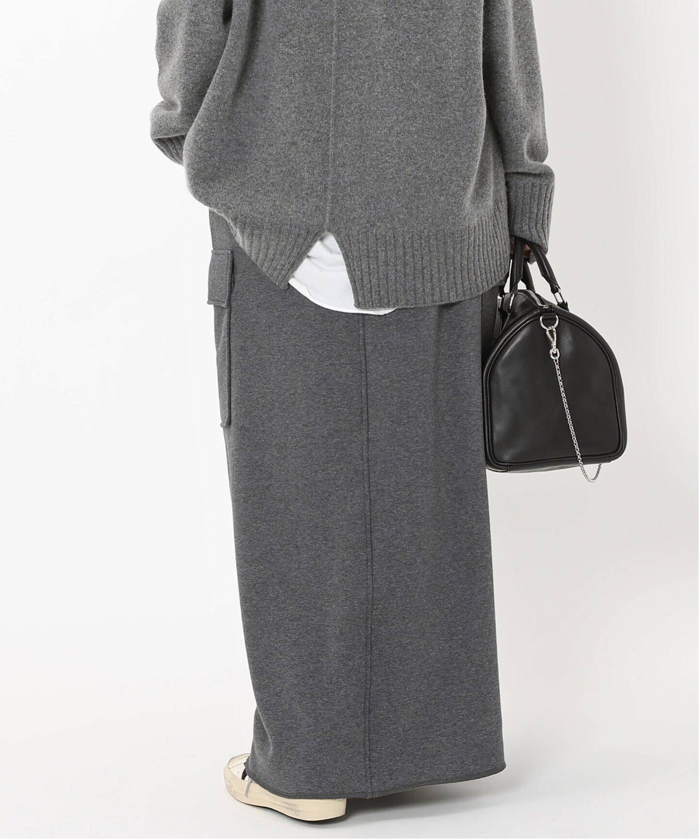 ウォームスウェットカーゴスカート（ロング・マキシ丈スカート）｜AP  