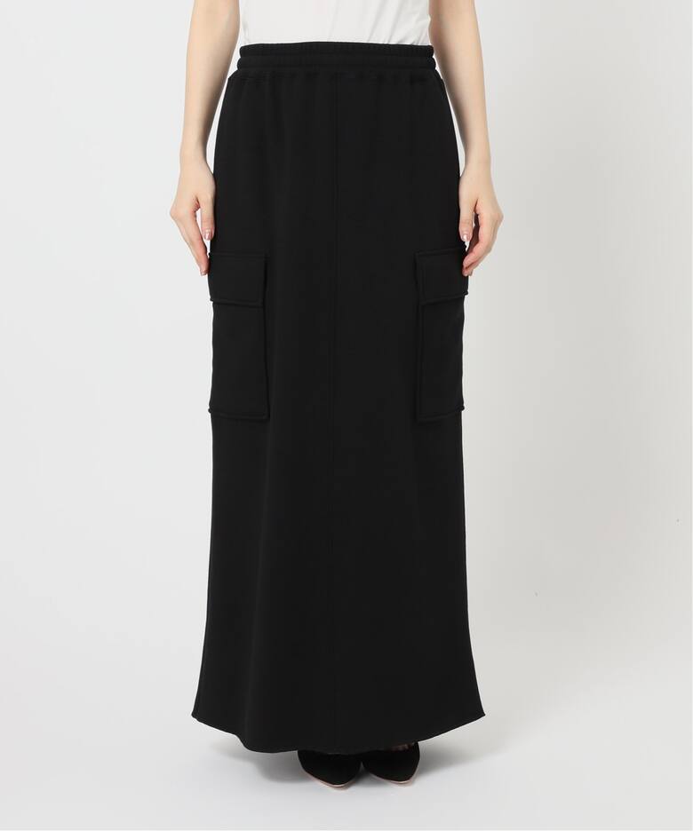 ウォームスウェットカーゴスカート（ロング・マキシ丈スカート）｜AP  