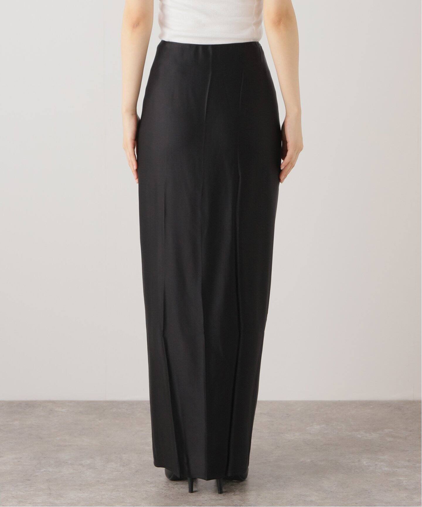 TOTEME/トーテム】サテンノットスカート（ロング・マキシ丈スカート  