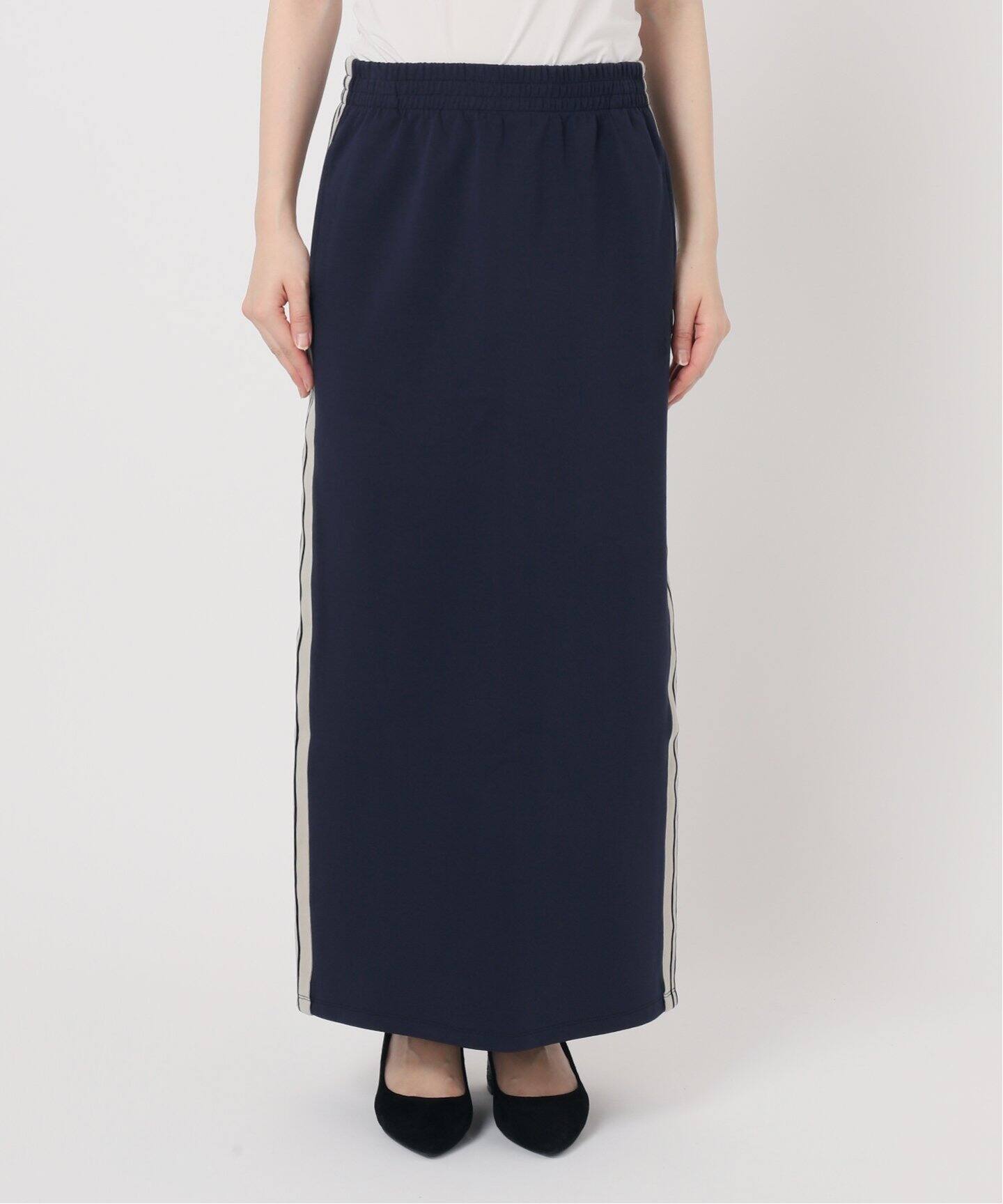 RUSSELL ATHLETIC】別注ジャージーラインスカート（ロング・マキシ丈  