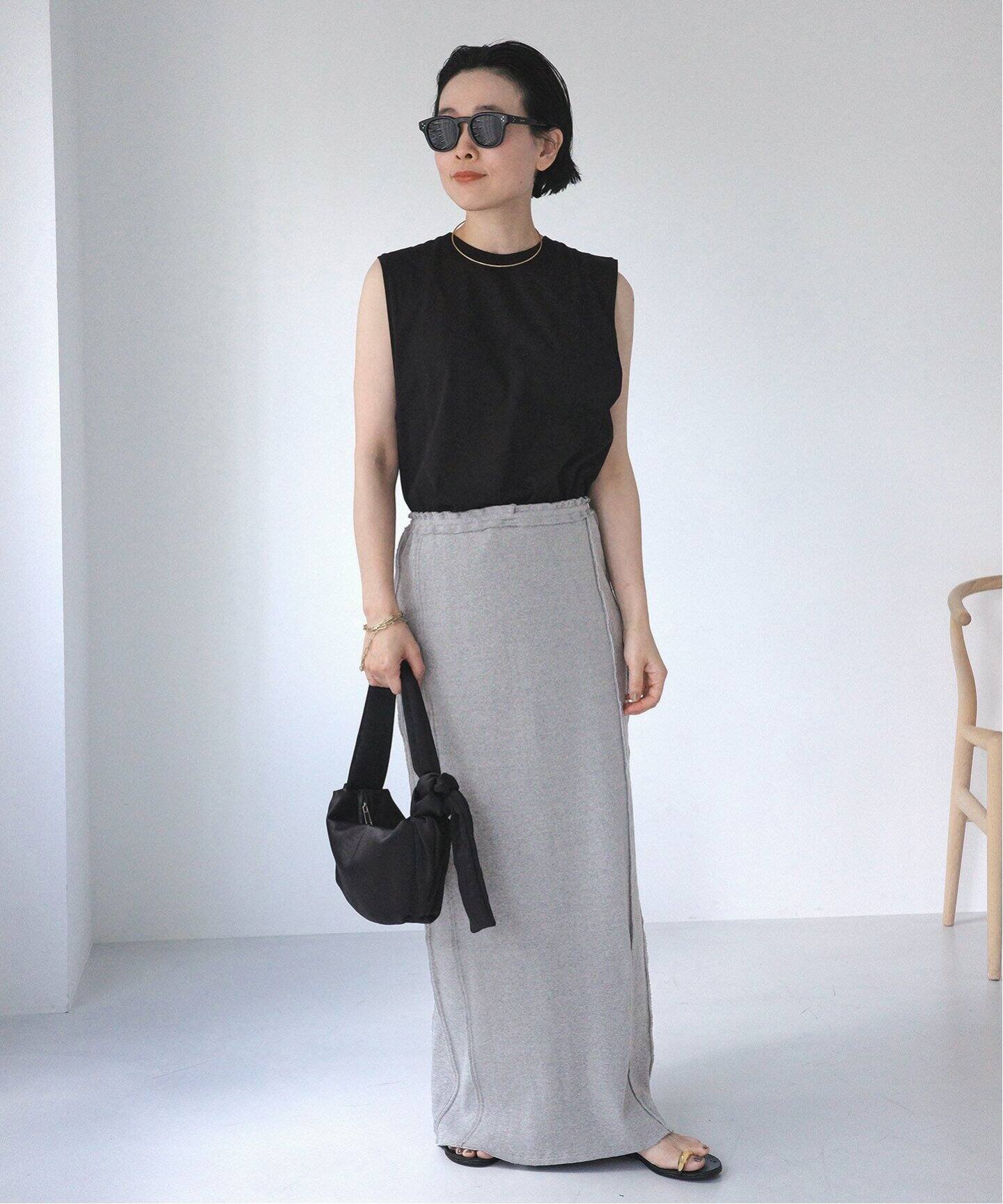 PAN/パン】別注 パネルタイトスカート（ロング・マキシ丈スカート  