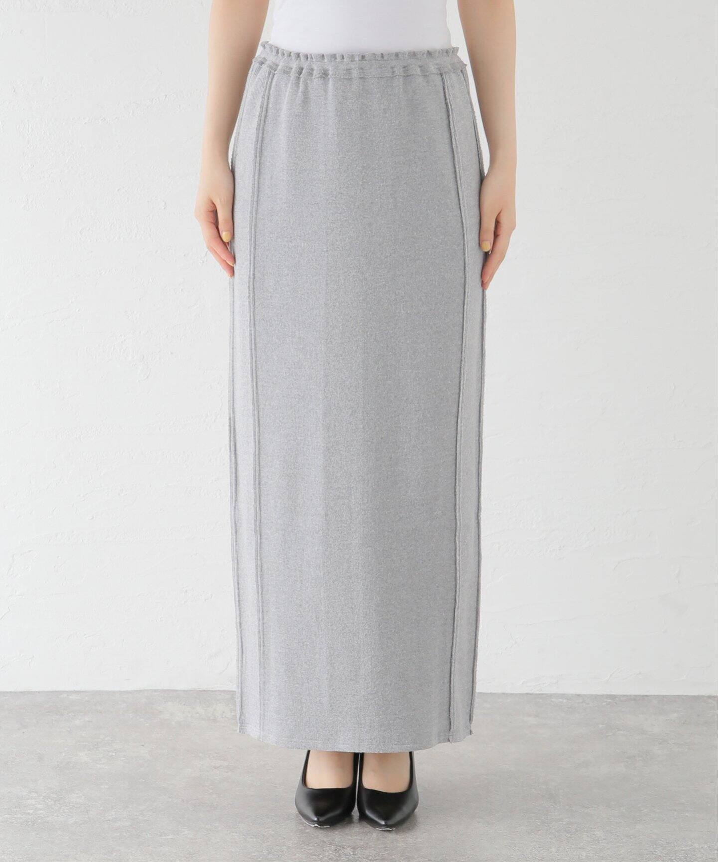 PAN/パン】別注 パネルタイトスカート（ロング・マキシ丈スカート  