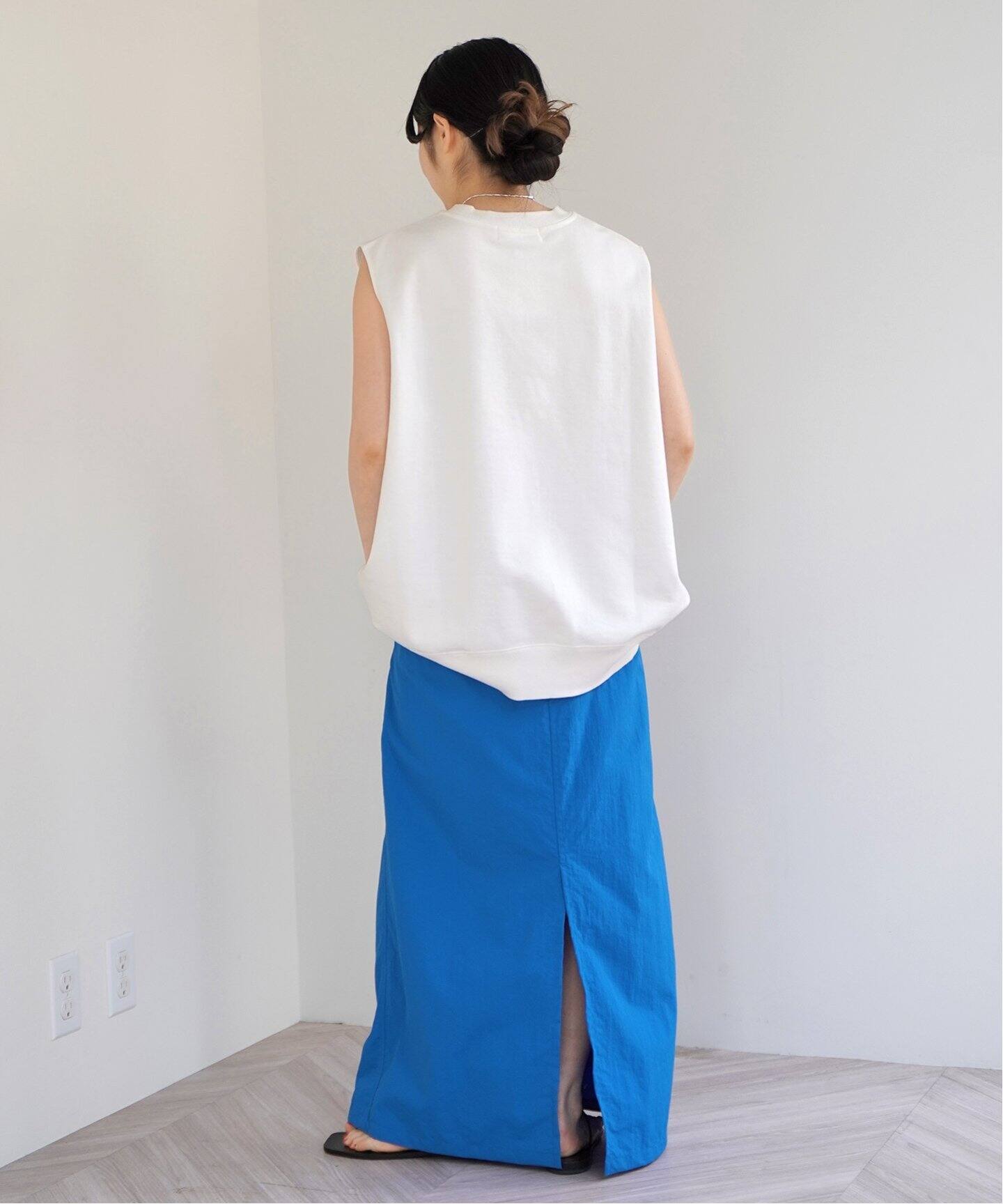 AMERICANA/アメリカーナ】別注タフタスカート（ロング・マキシ丈  