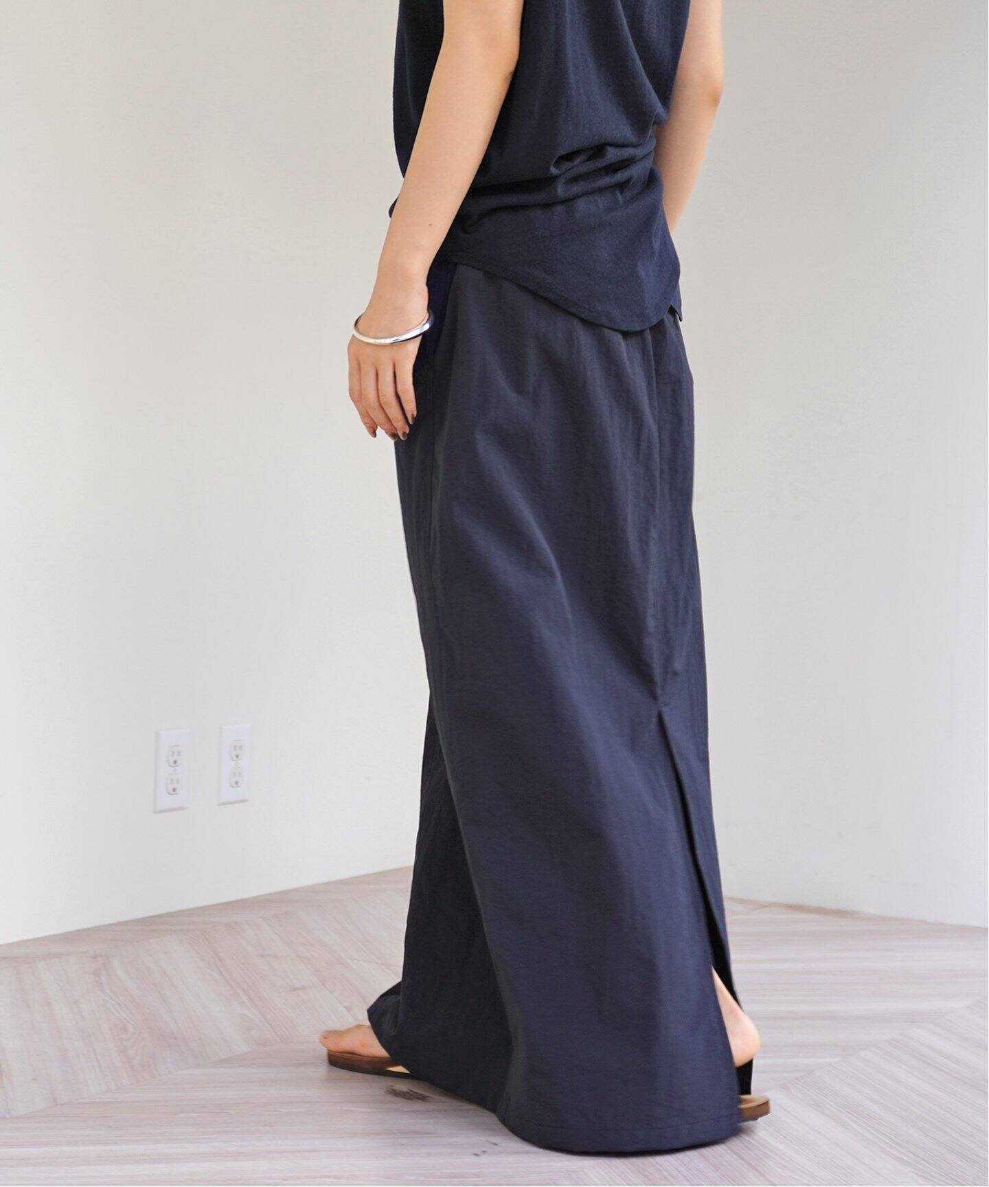 AMERICANA/アメリカーナ】別注タフタスカート（ロング・マキシ丈  